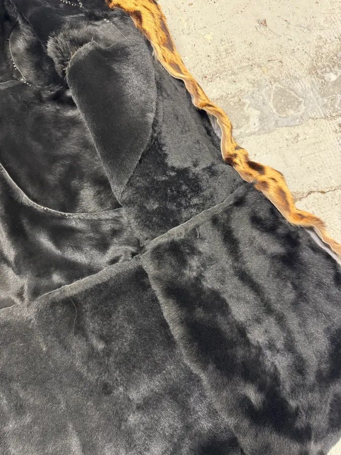 Roberto Cavalli 2000s Roberto Cavalli Sample Leopard Fur & Python Shearling Leather Long Coat Size US S / EU 44-46 / 1 - 9 Thumbnail