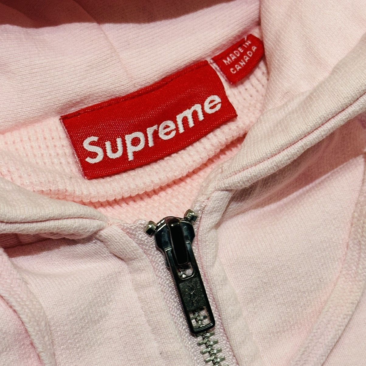 Supreme SUPREME 00s ARC LOGO THERMAL ZIPUP HOODIE PINK XL Size US XL / EU 56 / 4 - 3 Thumbnail