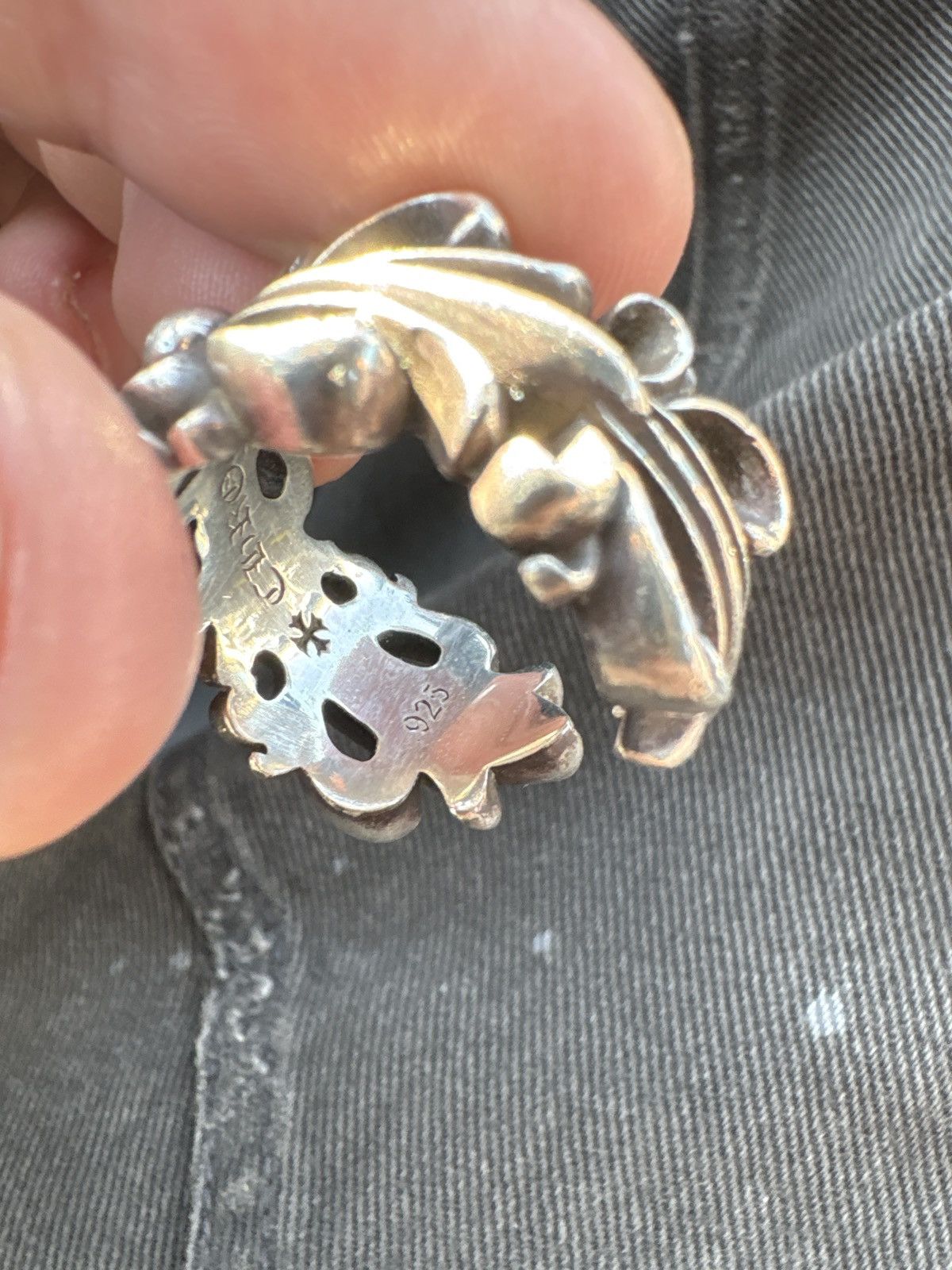 Chrome Hearts Chrome Hearts Double Floral Ring Size ONE SIZE - 13 Thumbnail