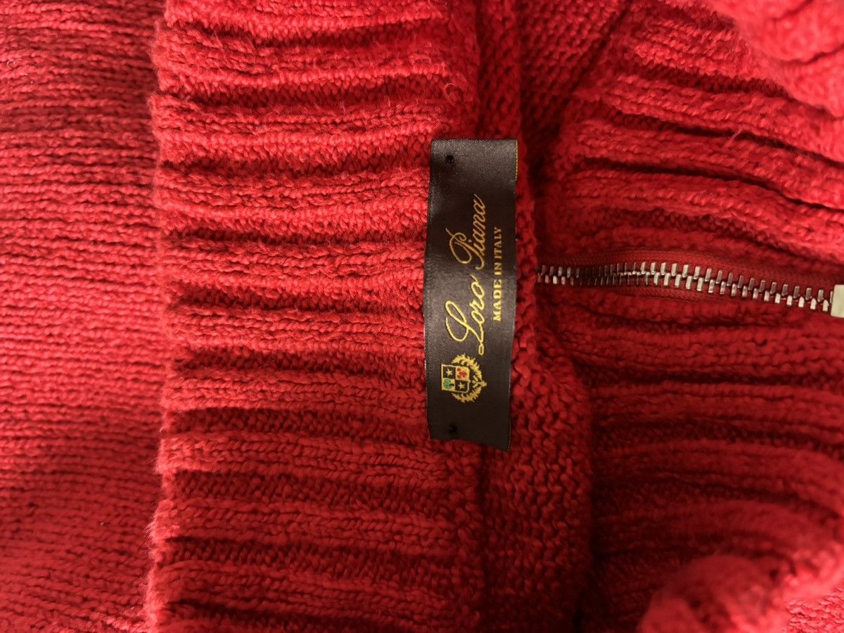 Loro Piana Loro Piana Half Zip Knit Sweater Size US XL / EU 56 / 4 - 6 Thumbnail