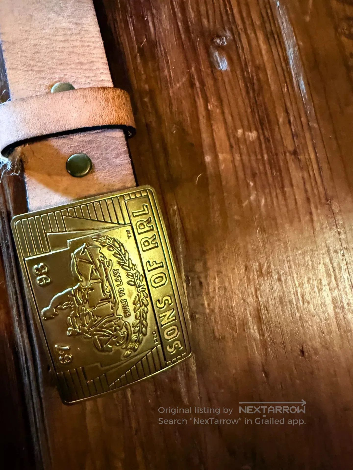 RRL Ralph Lauren RRL Double RL Leather Belt. Size ONE SIZE - 1 Thumbnail