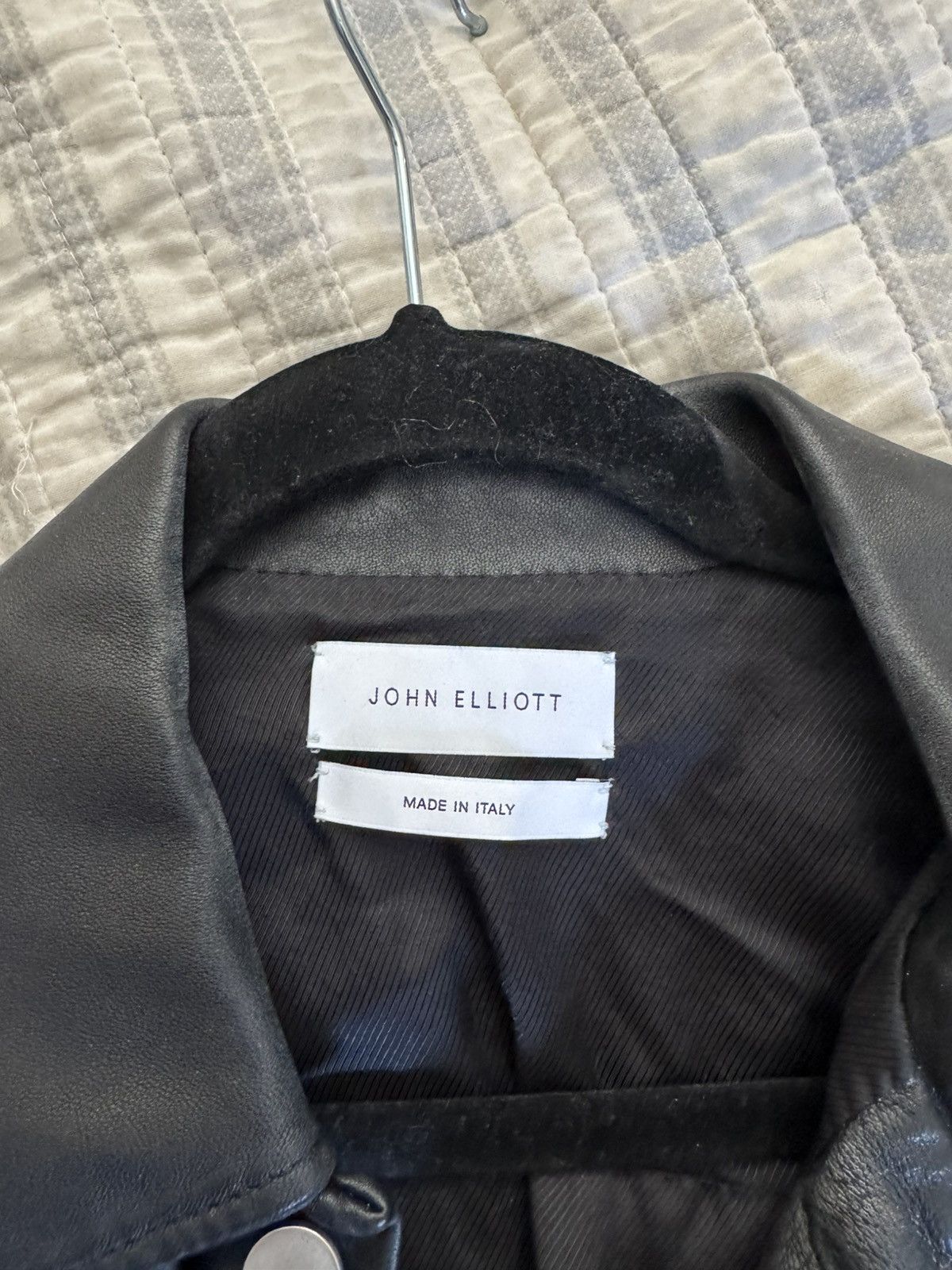 John Elliott John Elliott Leather Jacket Size US XXL / EU 58 / 5 - 2 Thumbnail