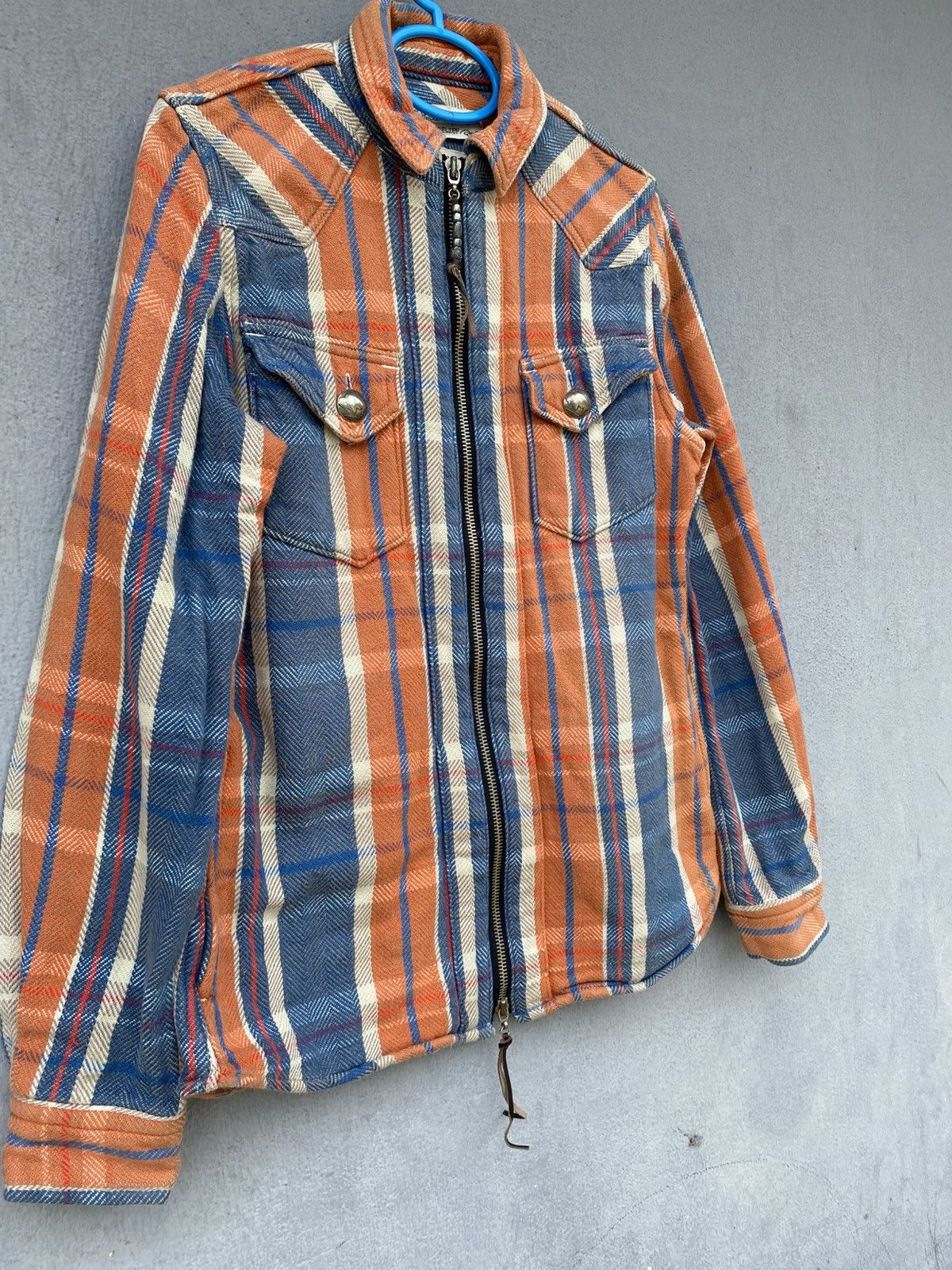 Remi Relief REMI RELIEF FLANNEL PLAID WESTERN JACKET STYLE Size S / US 4 / IT 40 - 4 Thumbnail