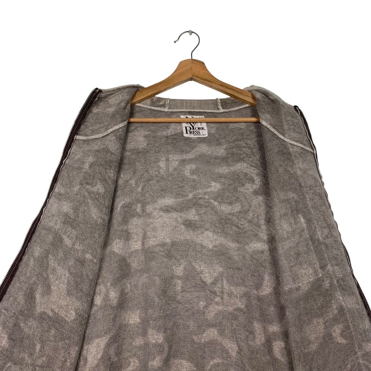 Other NEW YORK PRESS Camo Zipper Hoodie Sweater #2392-C107 Size US XL / EU 56 / 4 - 12 Thumbnail