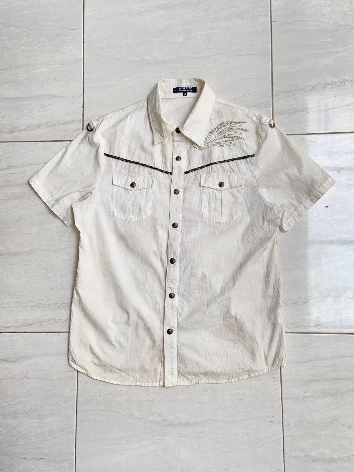 In The Attic IN THE ATTIC White Shirt Size US M / EU 48-50 / 2 - 1 Thumbnail