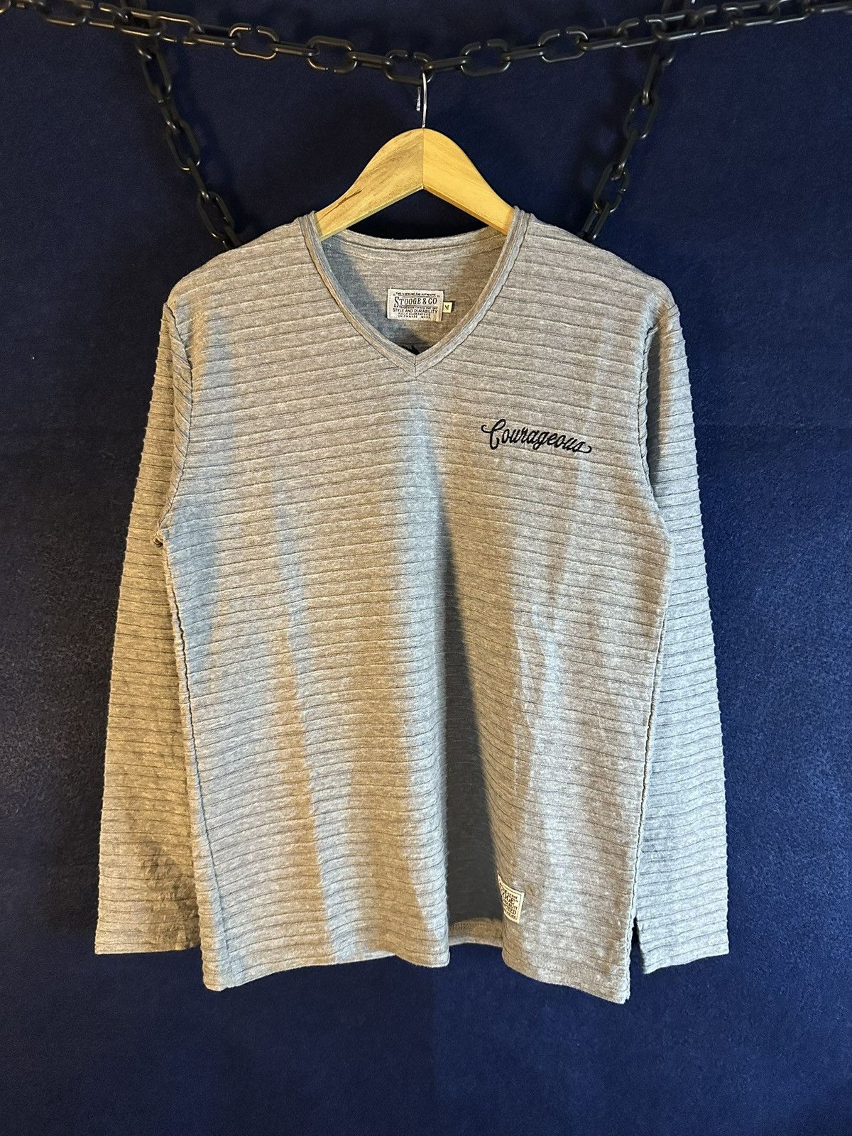 Japanese Brand Japanese Punk Style Stooge & Co. Vkei Longsleeve Size US M / EU 48-50 / 2 - 5 Thumbnail