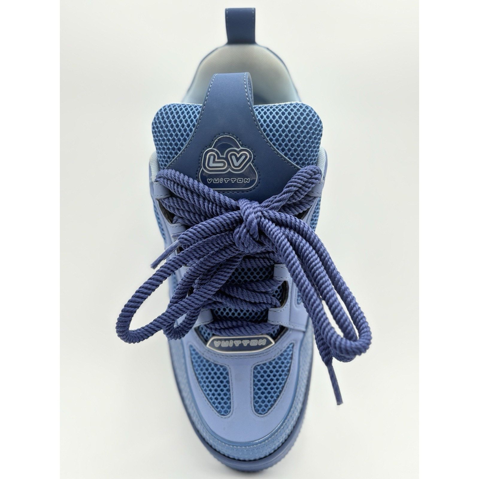 Louis Vuitton (8-8.5 US) Louis Vuitton Skate ' Blue ' | SUPER CLEAN! Size US 8 / EU 41 - 5 Thumbnail