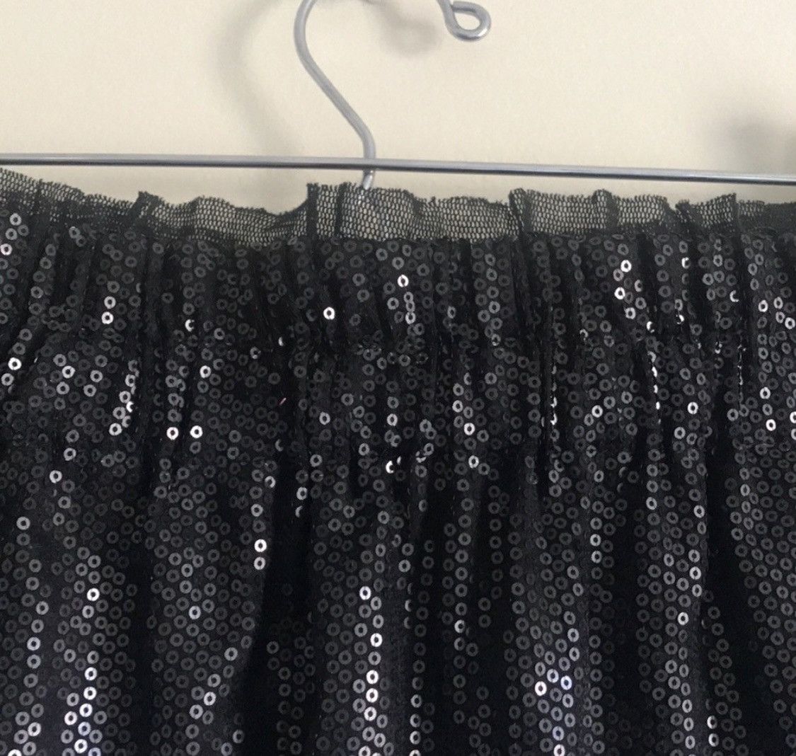 Other BAR III SEQUIN MINI SKIRT W/ LACE EMBROIDERY SZ L Size 30" / US 8 / IT 44 - 2 Thumbnail