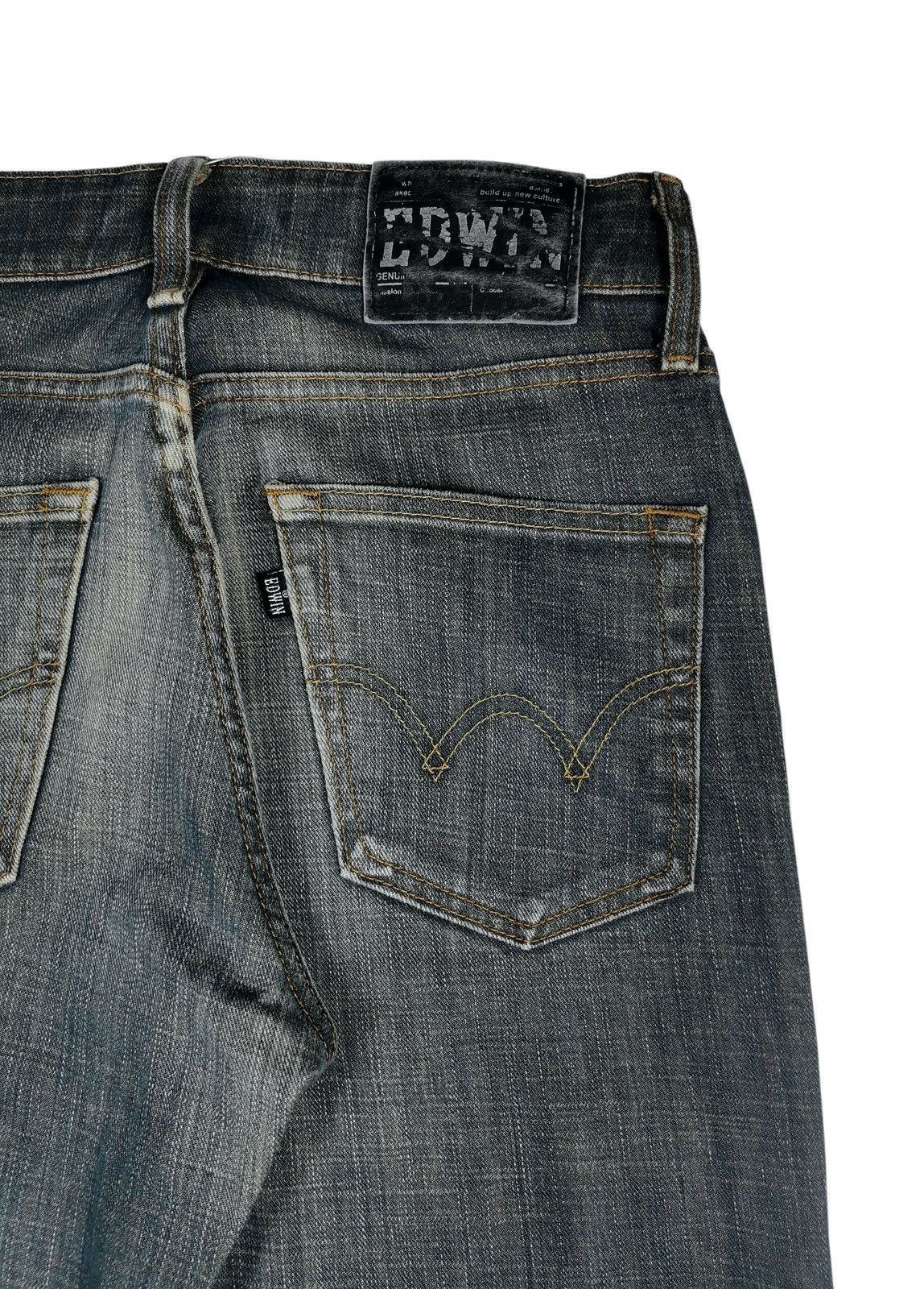 Japanese Brand Edwin distressed mudwash jeans Size US 30 / EU 46 - 6 Thumbnail