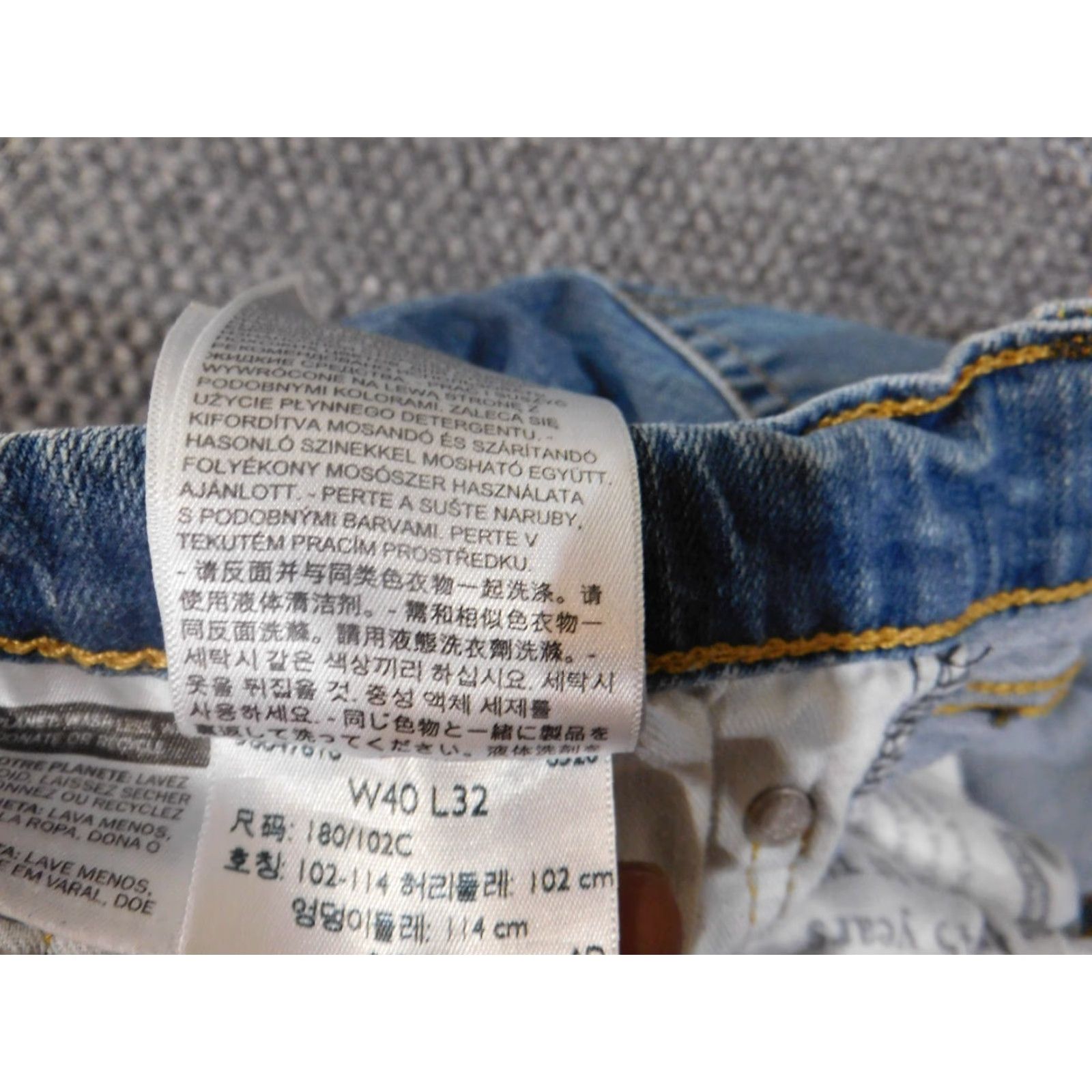 Levi's Levi's 559 Jeans Mens 40x32 Relaxed Loose Straight Denim Classic Retro Stretch Large Blue 559 Jeans Men Size US 40 / EU 56 - 3 Thumbnail