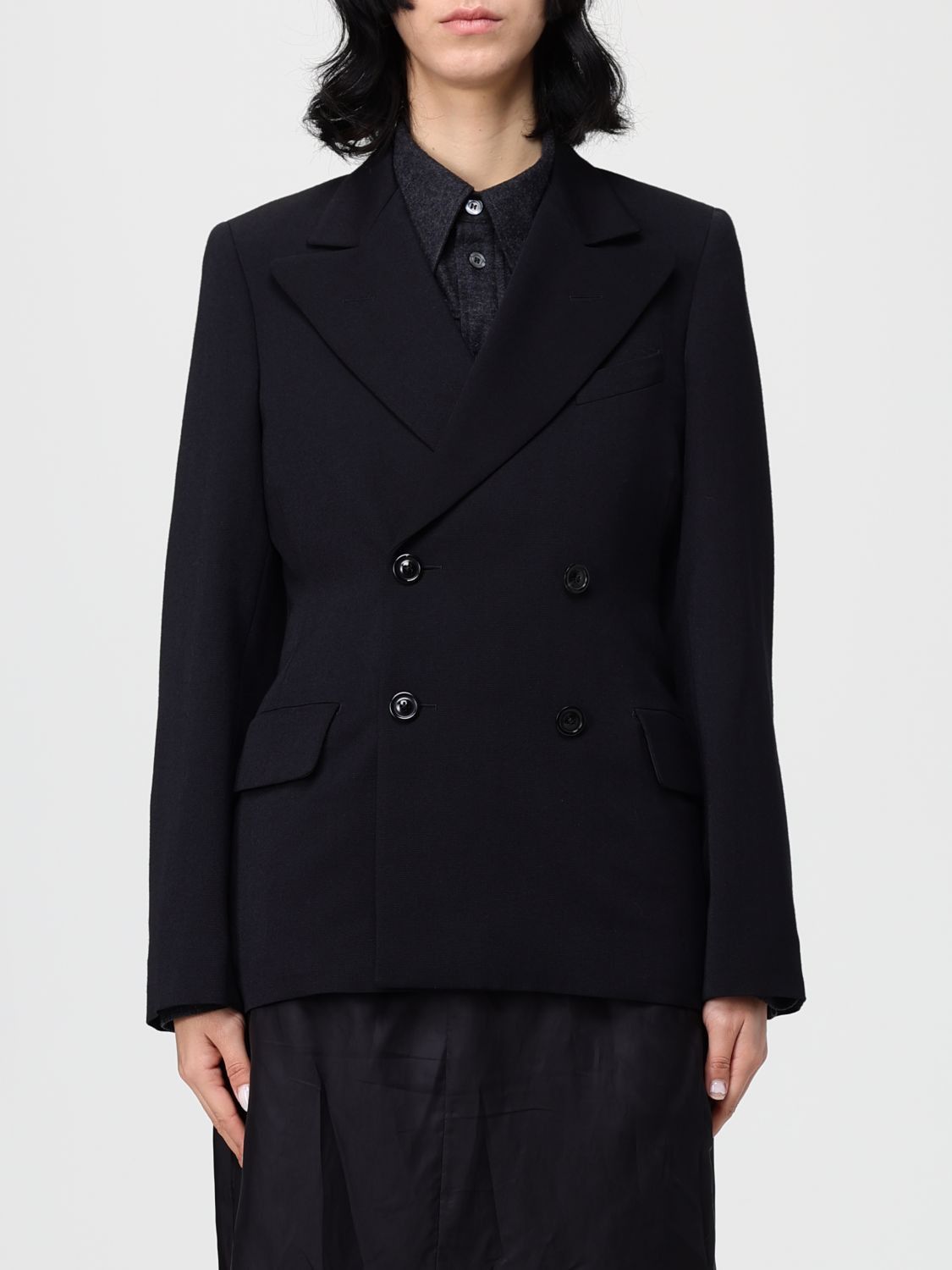 Maison Margiela Maison Margiela Jacket Woman Black Size M / US 6-8 / IT 42-44 - 1 Thumbnail
