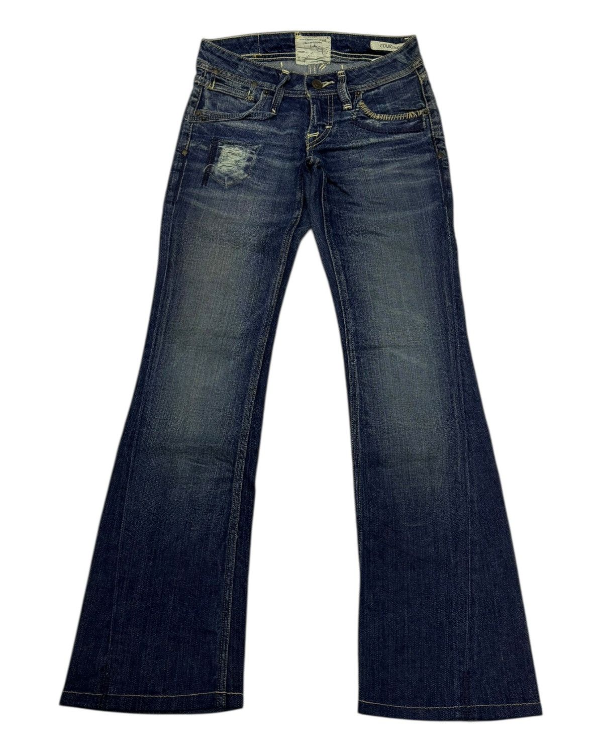 Ben Taverniti Unravel Project × Jimmy Taverniti × Taverniti Taverniti So Jeans Flared Jeans Bootcut Denim Jeans Size 27" / US 4 / IT 40 - 1 Thumbnail