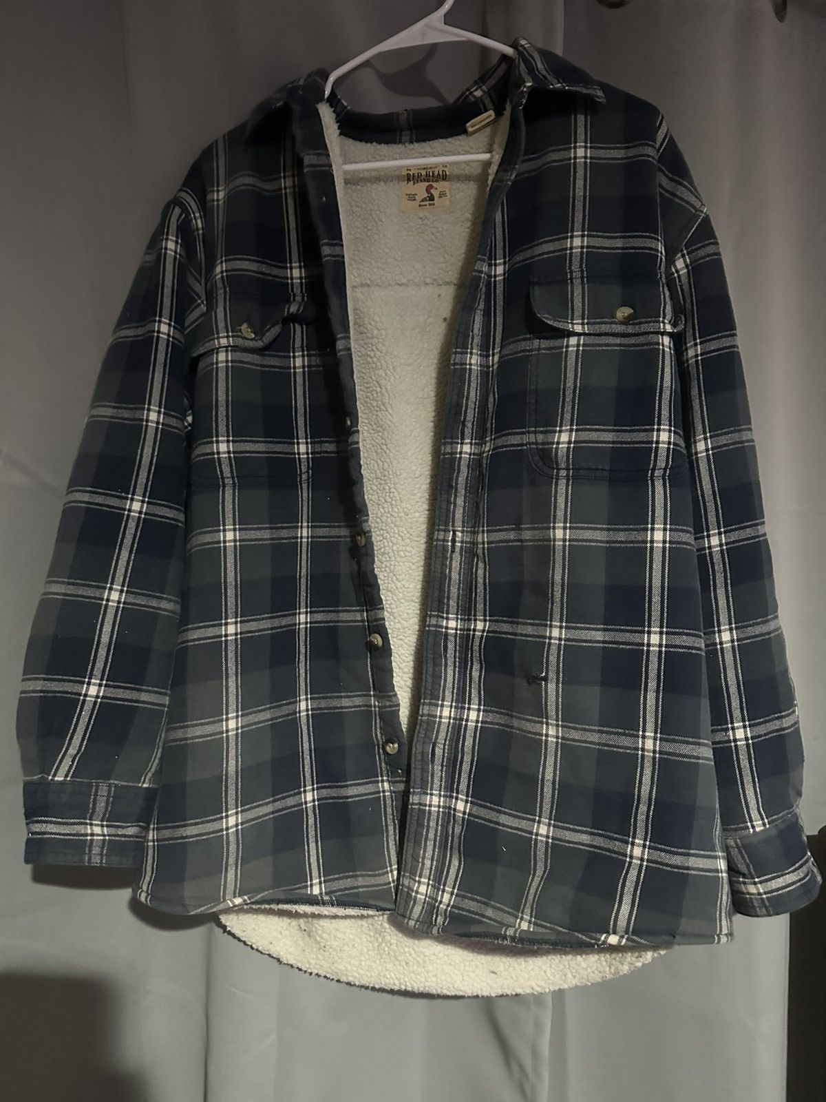 Redhead RedHead men's sherpa-lined flannel shirt jacket. Size US M / EU 48-50 / 2 - 7 Thumbnail