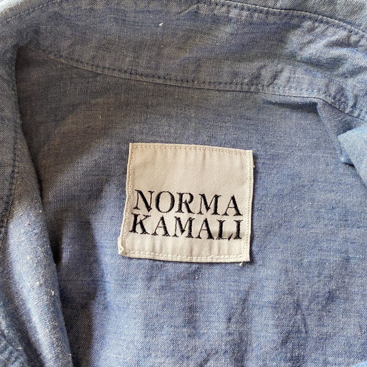 Norma Kamali NORMA KAMALI Light Blue Oversized Shirt Size XL / US 12-14 / IT 48-50 - 13 Thumbnail
