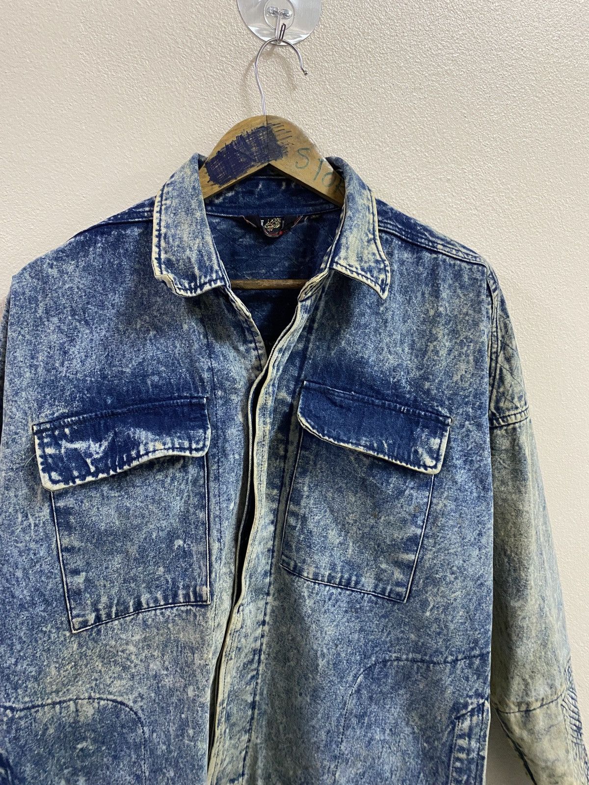 Kapital Vtg Japanese Brand Denim Acid Wash Blue Size US XL / EU 56 / 4 - 2 Thumbnail