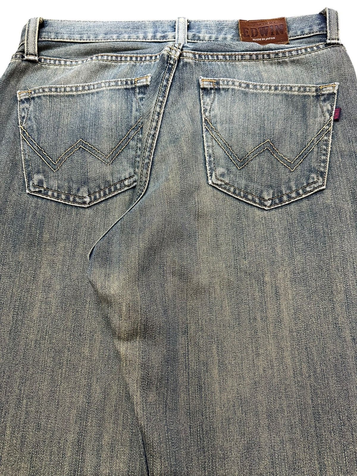 Edwin Vintage Japan Edwin 404 Faded Wash Style Baggy Jeans Size US 32 / EU 48 - 6 Thumbnail