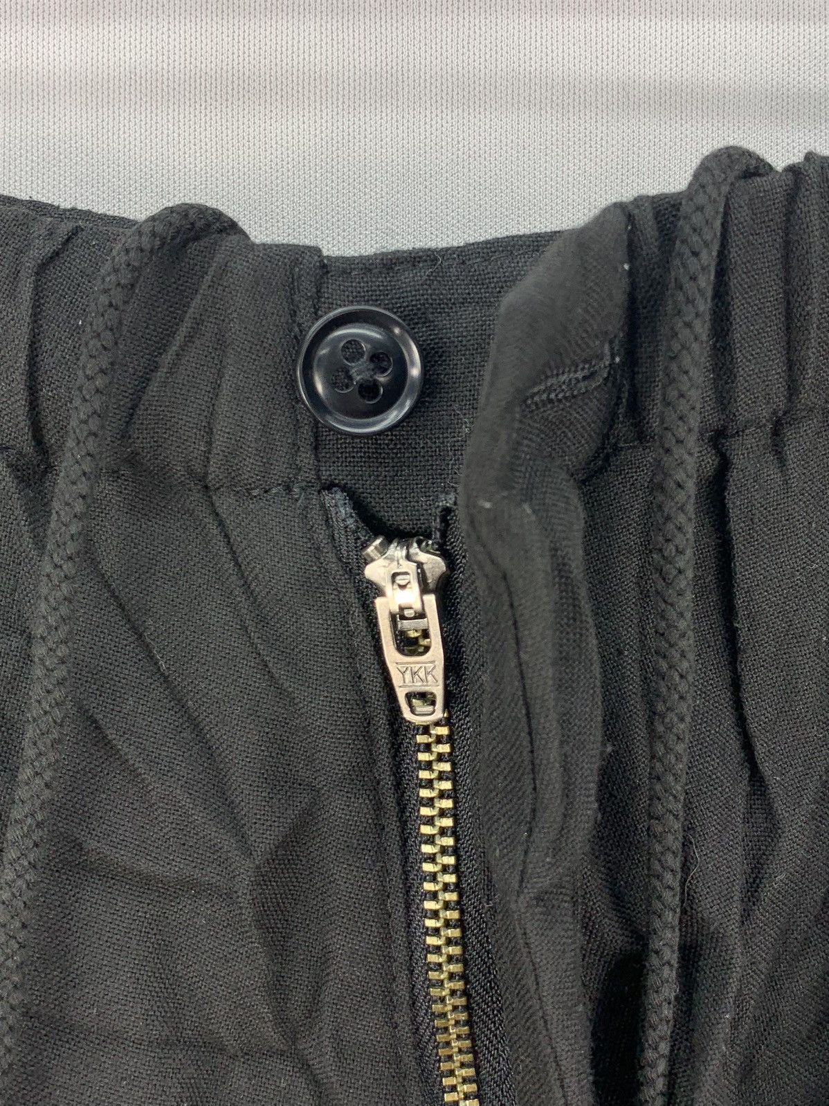 Designer × Yohji Yamamoto Yohji Yamamoto Pour Homme Drop Crotch Wrinkled Sarouel Pants Size US 36 / EU 52 - 7 Thumbnail