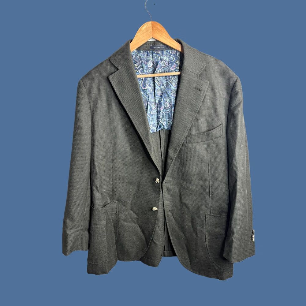 Suitsupply Suitsupply Blazer Mens 38 Gray Wool La Spalla 2 Button Jacket Sport Coat Paisley Size 38R - 1 Thumbnail