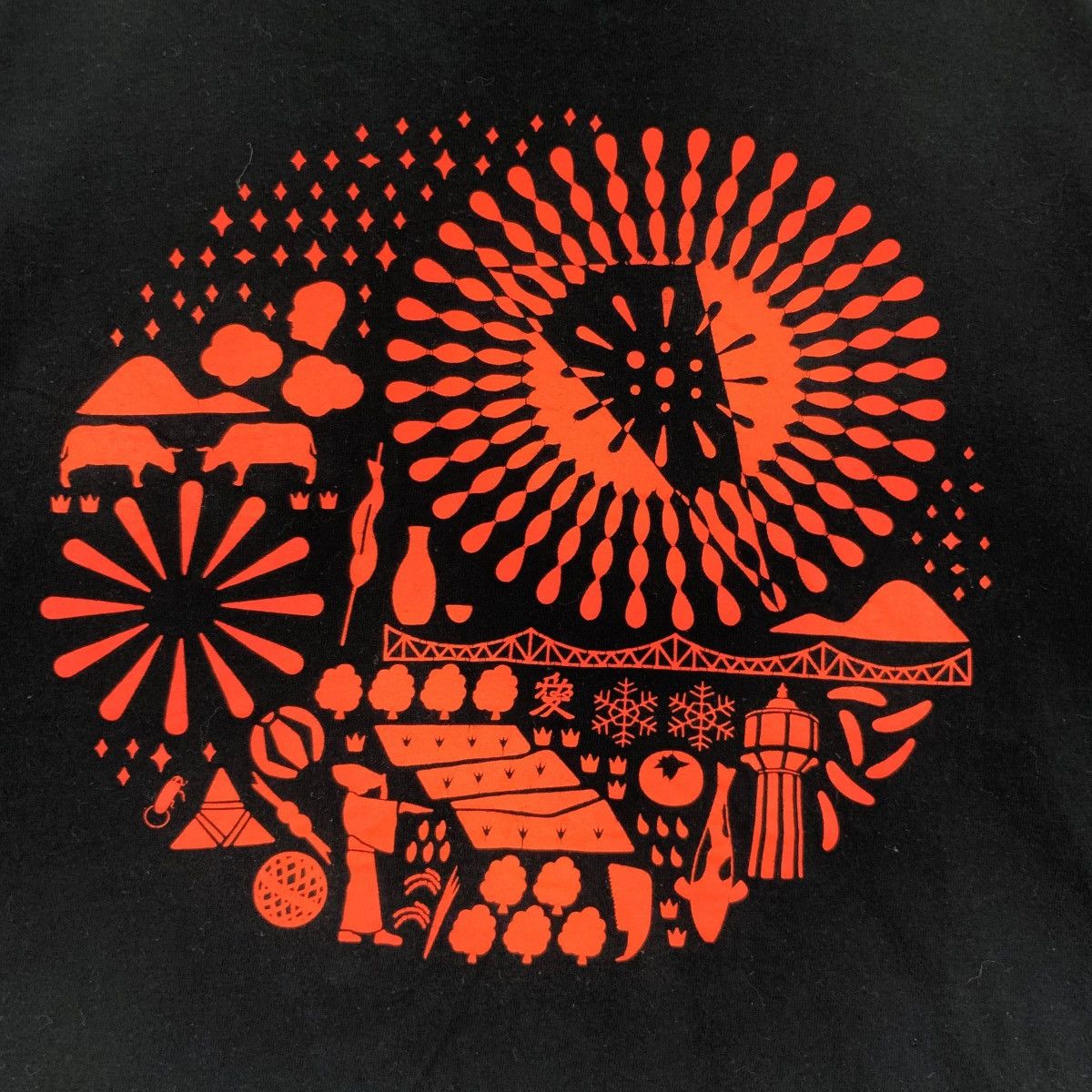 Vintage JAPAN TRADITIONAL Nagaoka Fireworks Festival Tee Shirt Size L / US 10 / IT 46 - 3 Thumbnail