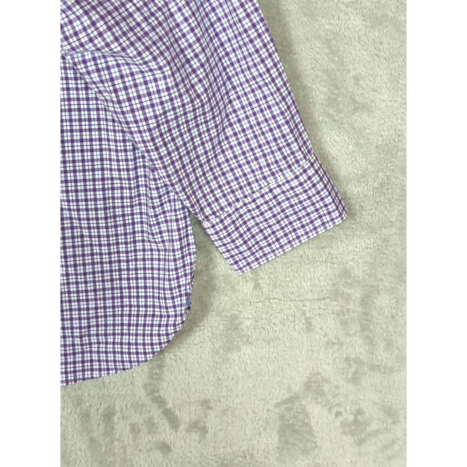 Polo Ralph Lauren Polo Ralph Lauren Purple Check Shirt mens 3XB Long Sleeve Button-Up Collared Lightweight Cotton Woven Big & Tall casual travel Size US XXL / EU 58 / 5 - 7 Thumbnail