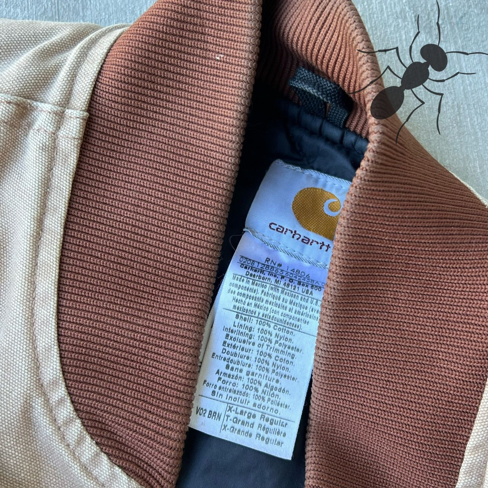 Carhartt × Vintage Carhartt V01 BRN faded brown work wear vest Size US XL / EU 56 / 4 - 7 Thumbnail