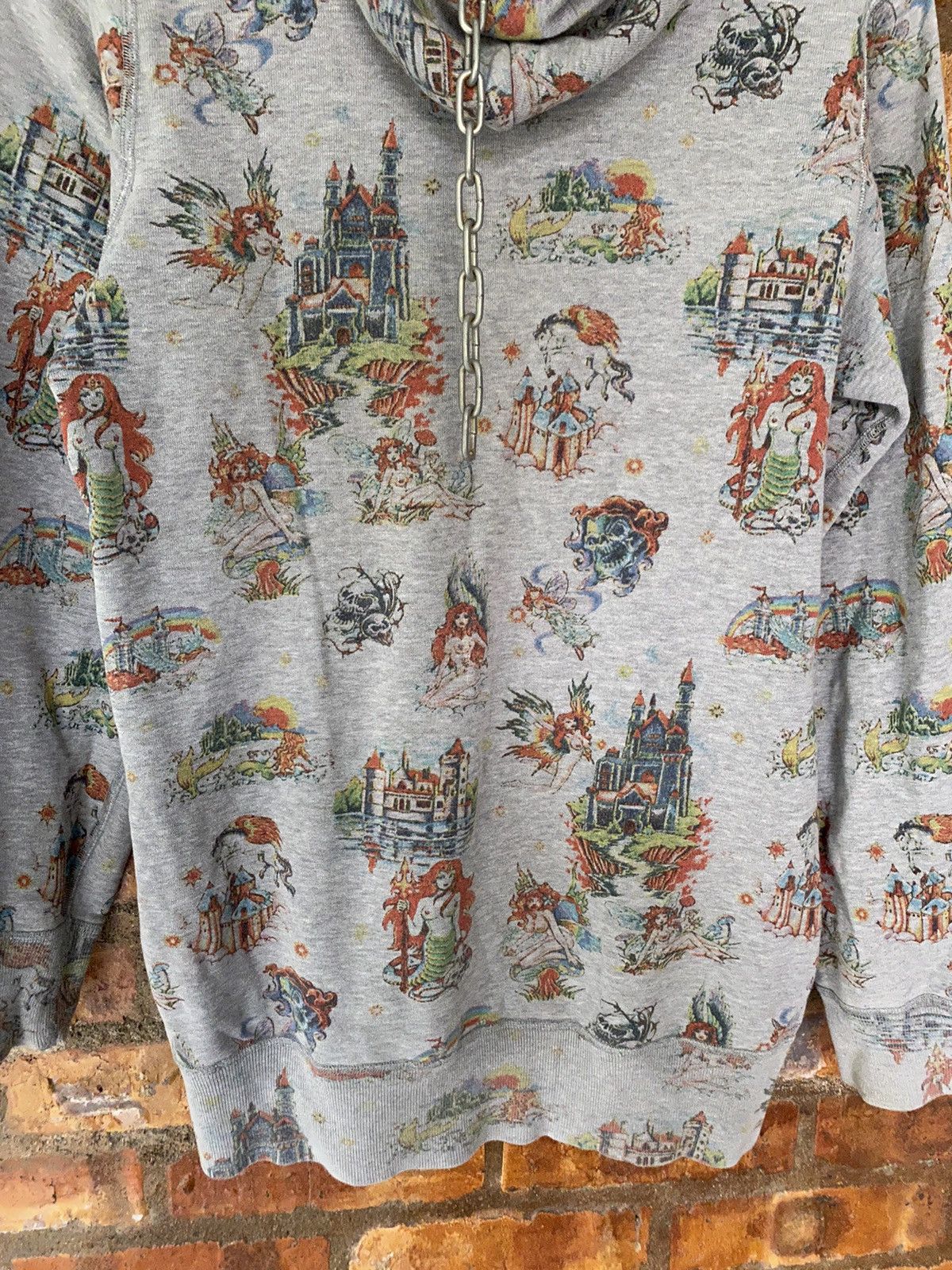 Hysteric Glamour 1990s RARE!! HYSTERIC Mermaid Kingdom skull Naked Pin-Up Size M / US 6-8 / IT 42-44 - 17 Thumbnail