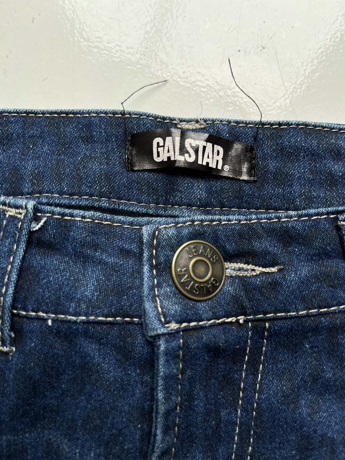 Japanese Brand 2000s galstar leopard denim jeans Size US 27 - 6 Thumbnail