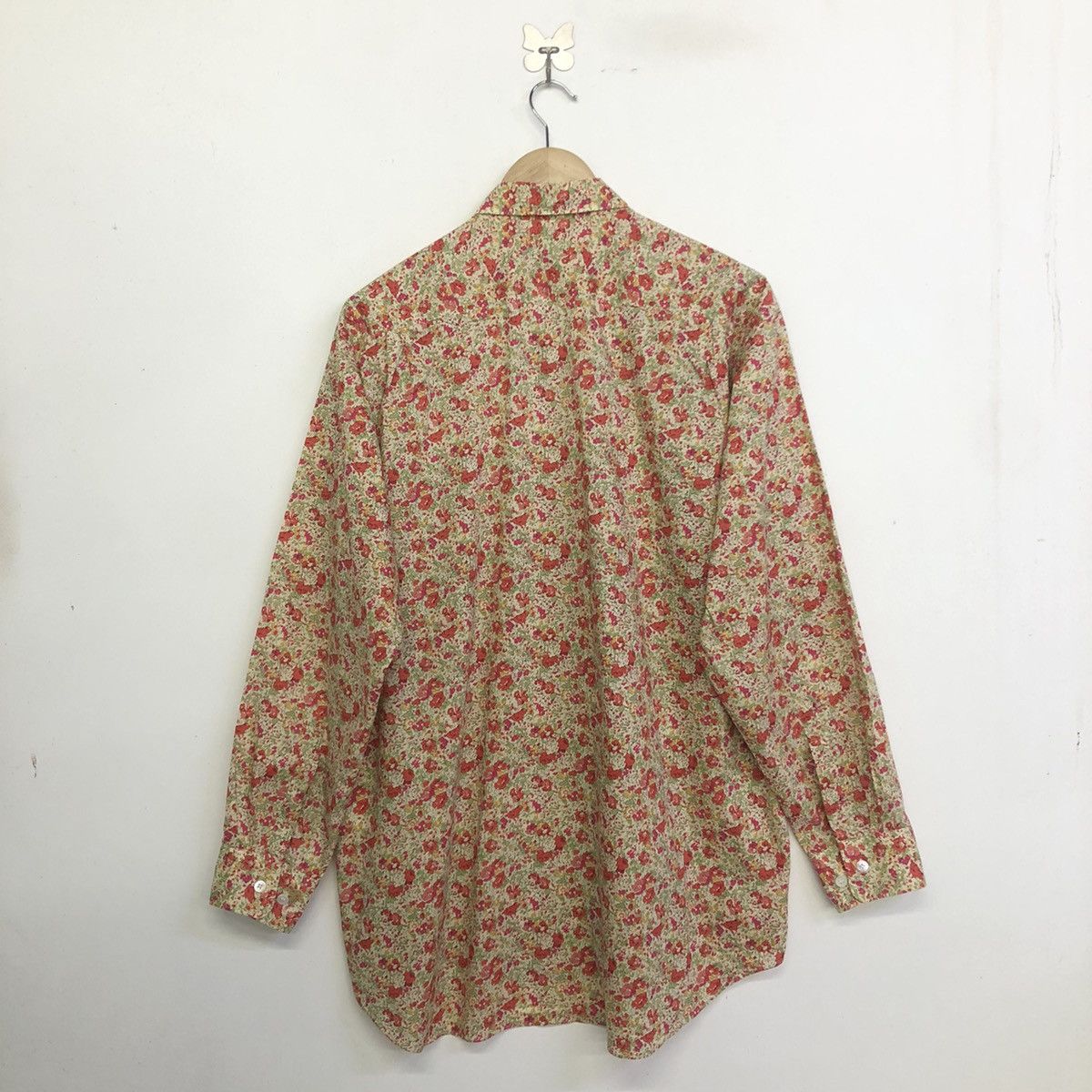 Comme des Garcons Homme Deux COMME des GARÇONS HOMME DEUX FLORAL LIBERTY BUTTON SHIRT Size US L / EU 52-54 / 3 - 7 Thumbnail