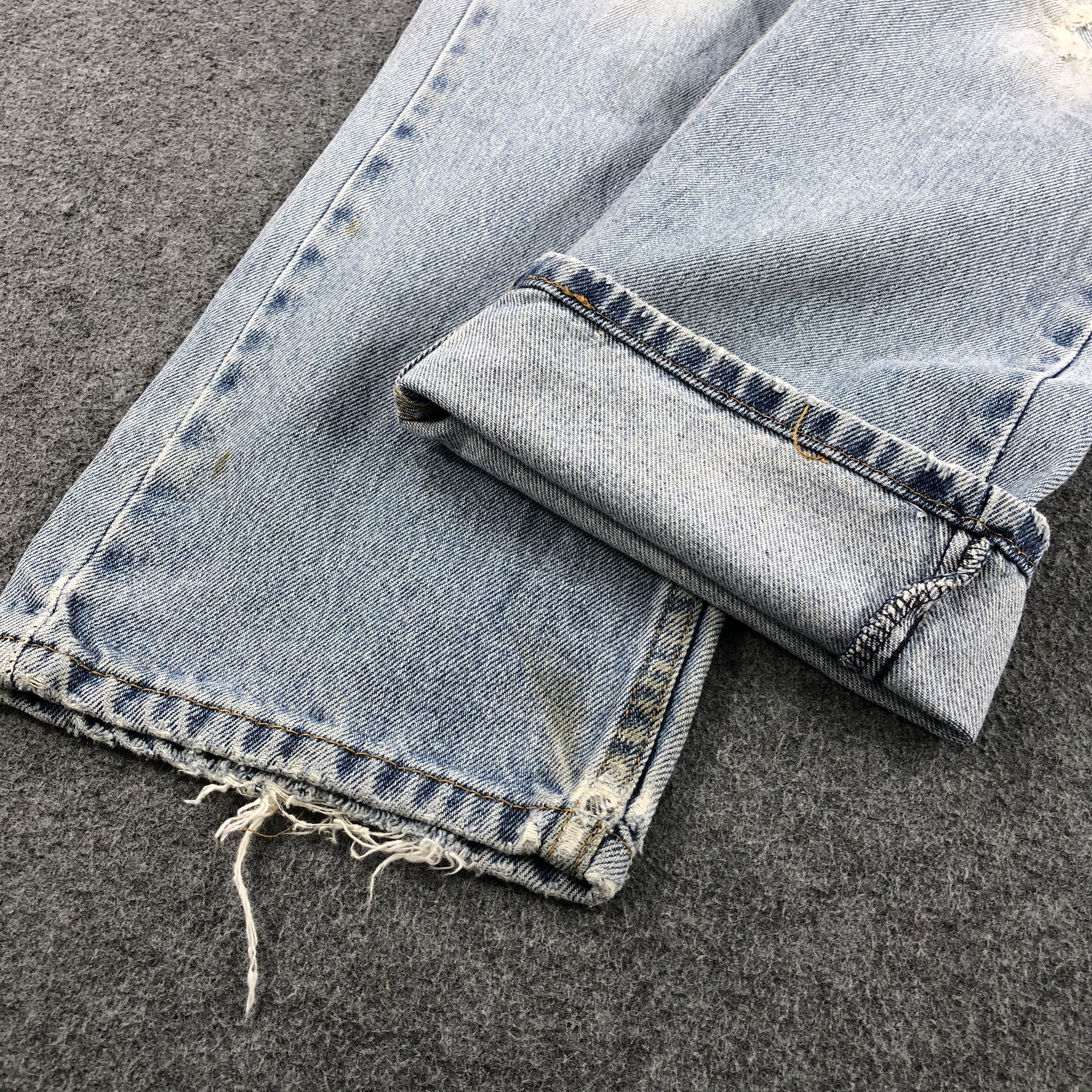 Levi's Vintage Light Wash Levis 505 Jeans-J1536 Size US 33 - 7 Thumbnail