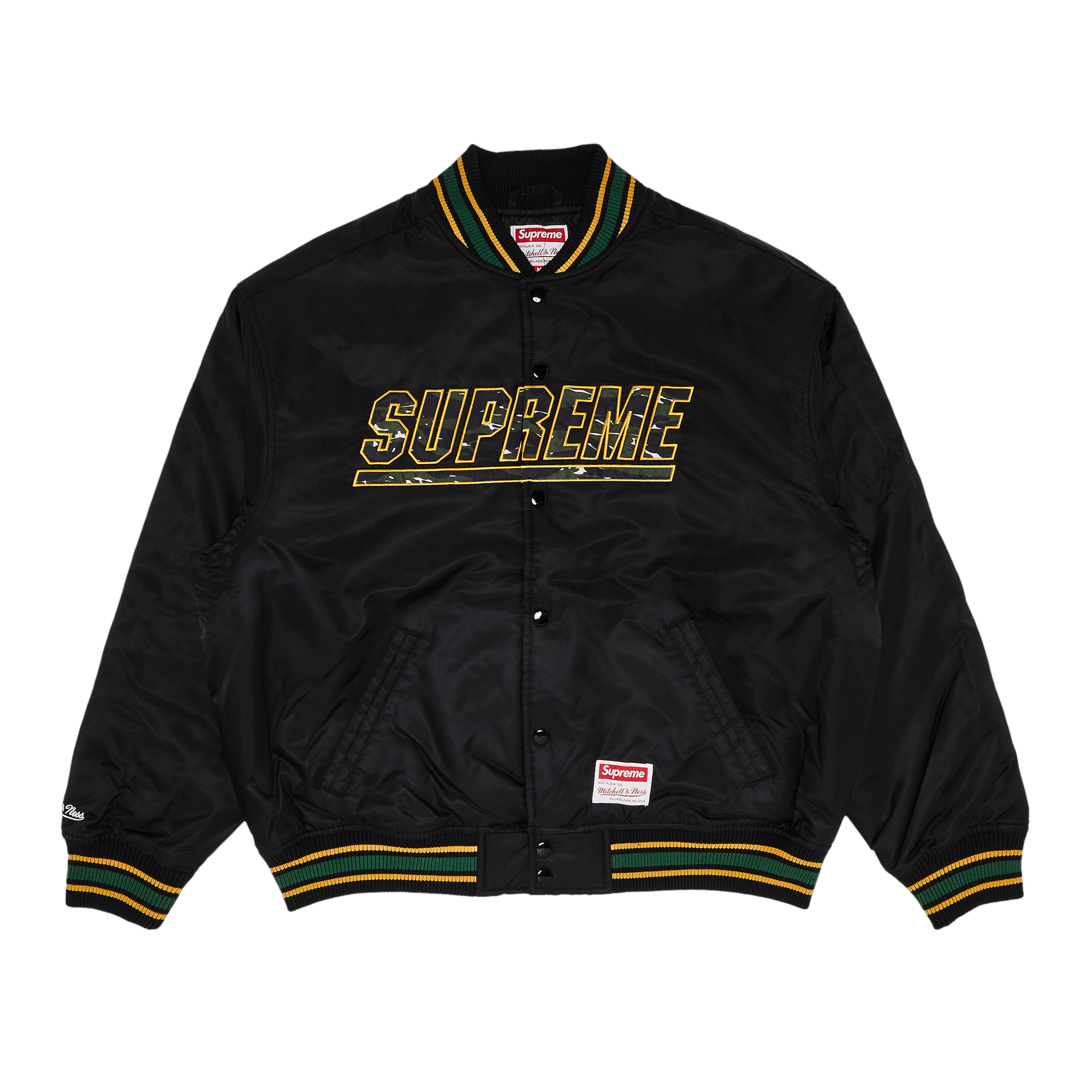 Supreme Supreme AOI Nylon Bomber Jacket Black | Grailed
