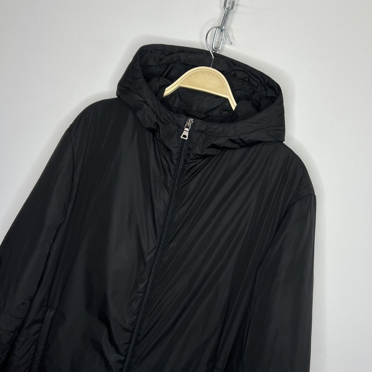 Designer × Prada × Vintage Vintage Prada padded black jacket Autumn Winter Insulated Size US M / EU 48-50 / 2 - 4 Thumbnail