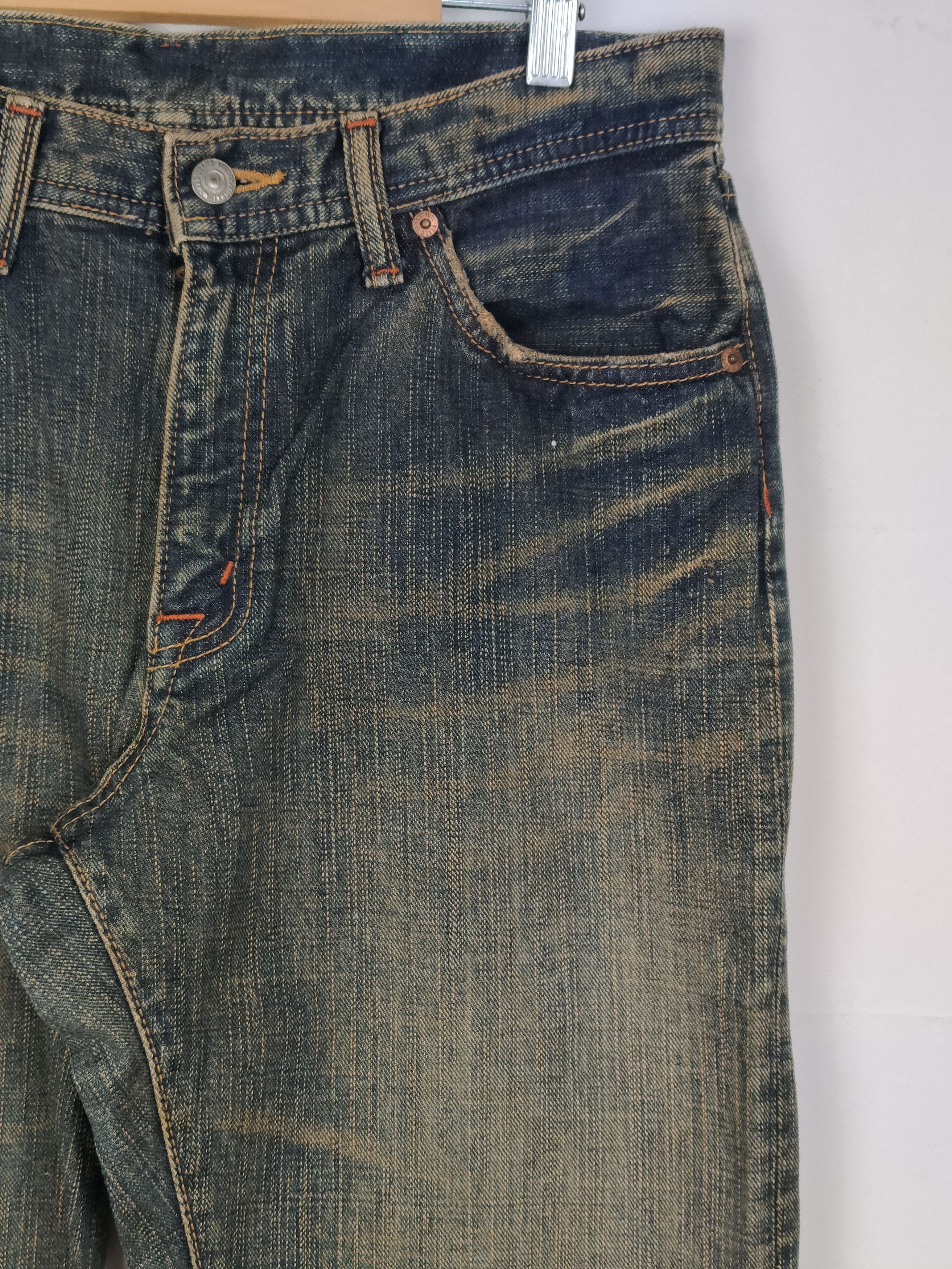 Japanese Brand GL Heart Denim Pant Size US 30 / EU 46 - 4 Thumbnail