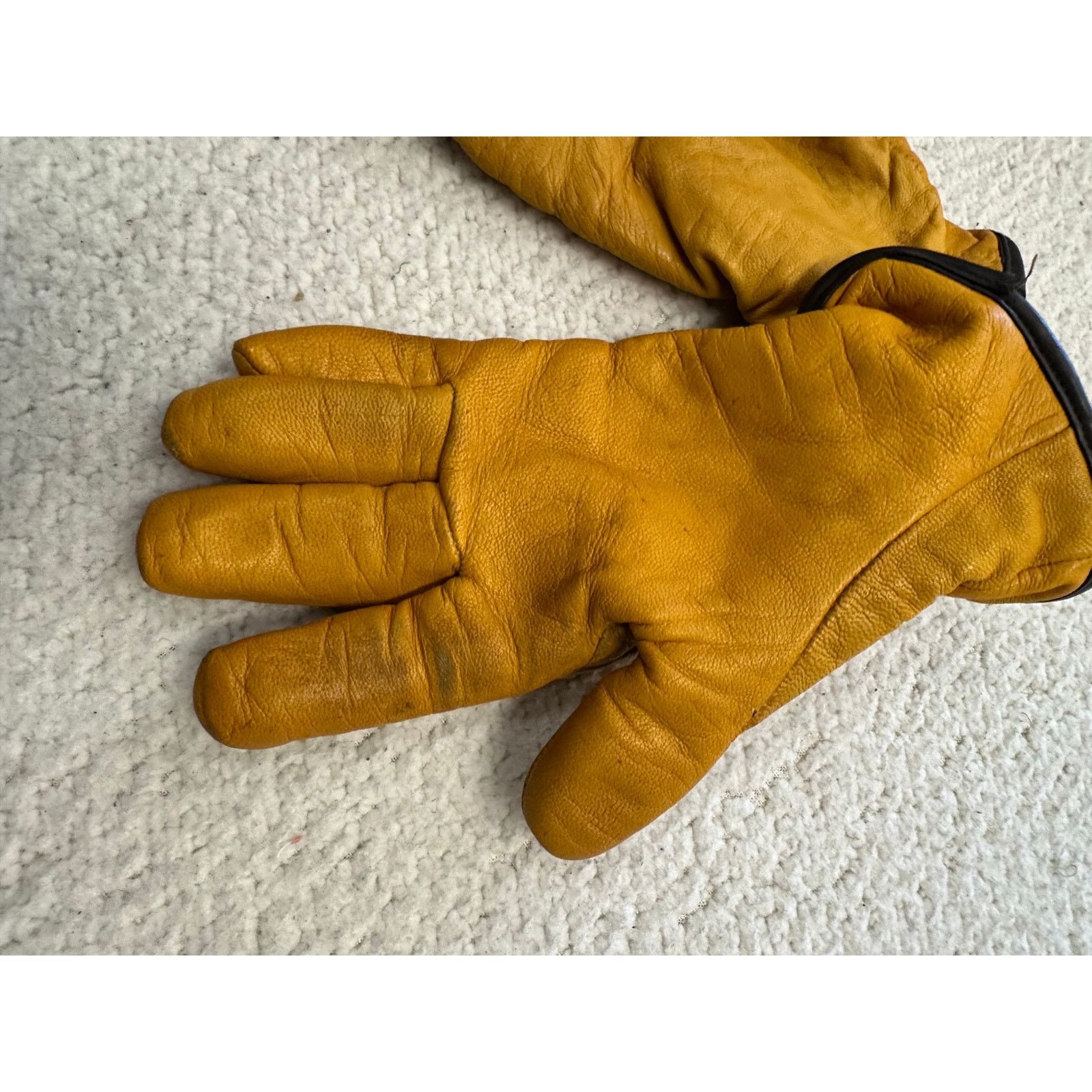 Filson Filson Mens Goat Leather Gloves Merino Wool Lined Small Size ONE SIZE - 4 Thumbnail