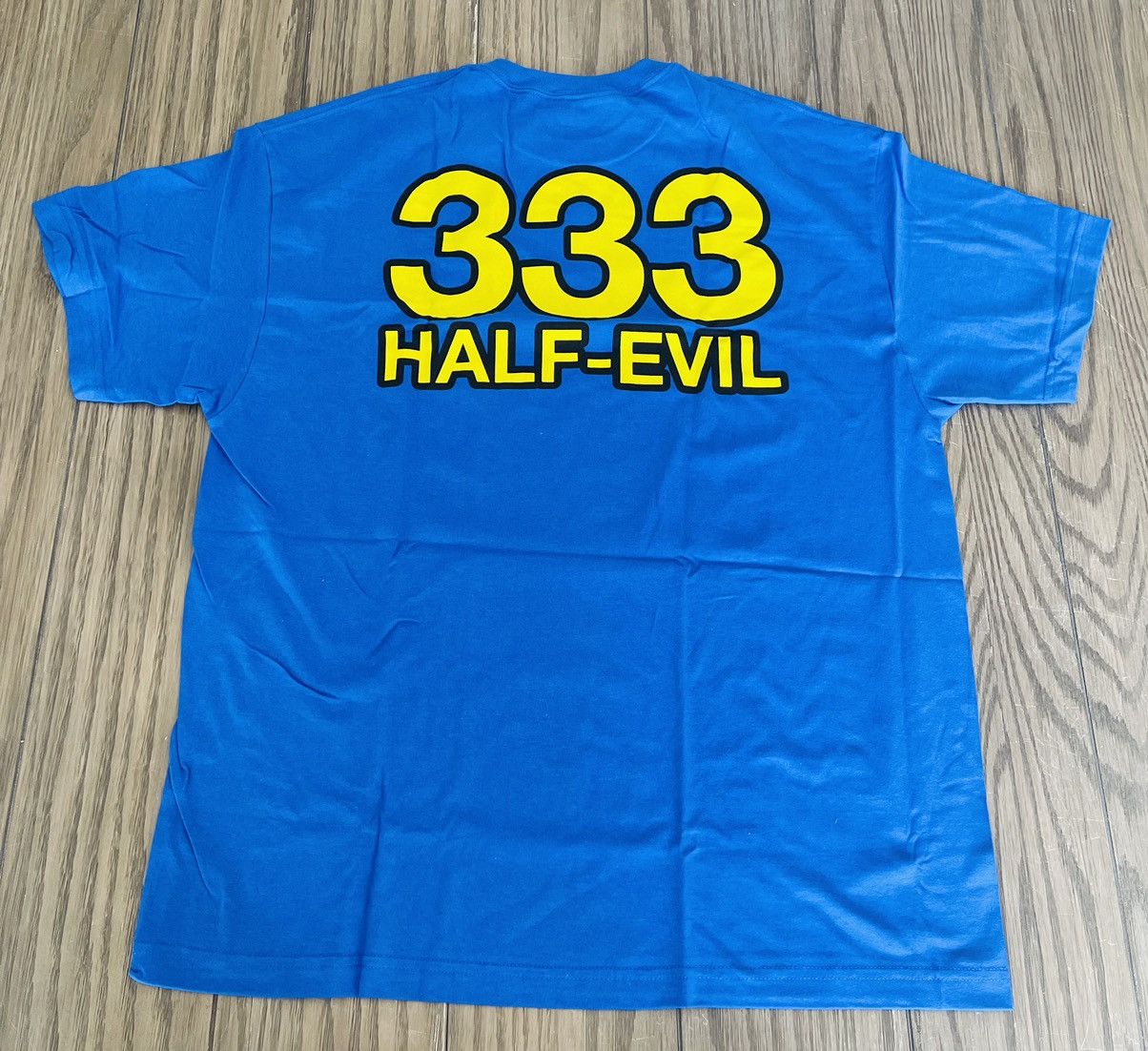Half Evil ⚡️ Half Evil 333 Forever Logo Blue Yellow Size XL ⚡️ Size US XL / EU 56 / 4 - 3 Thumbnail