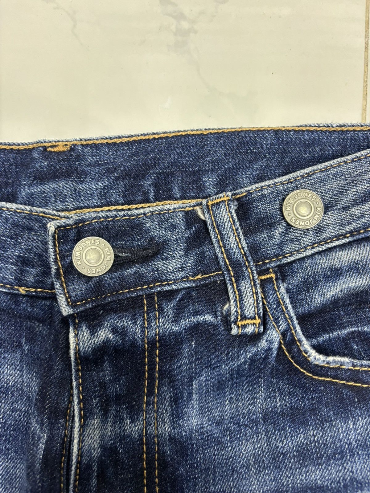 Kim Jones AW18 AW06 Patchwork Distressed Denim GU jeans