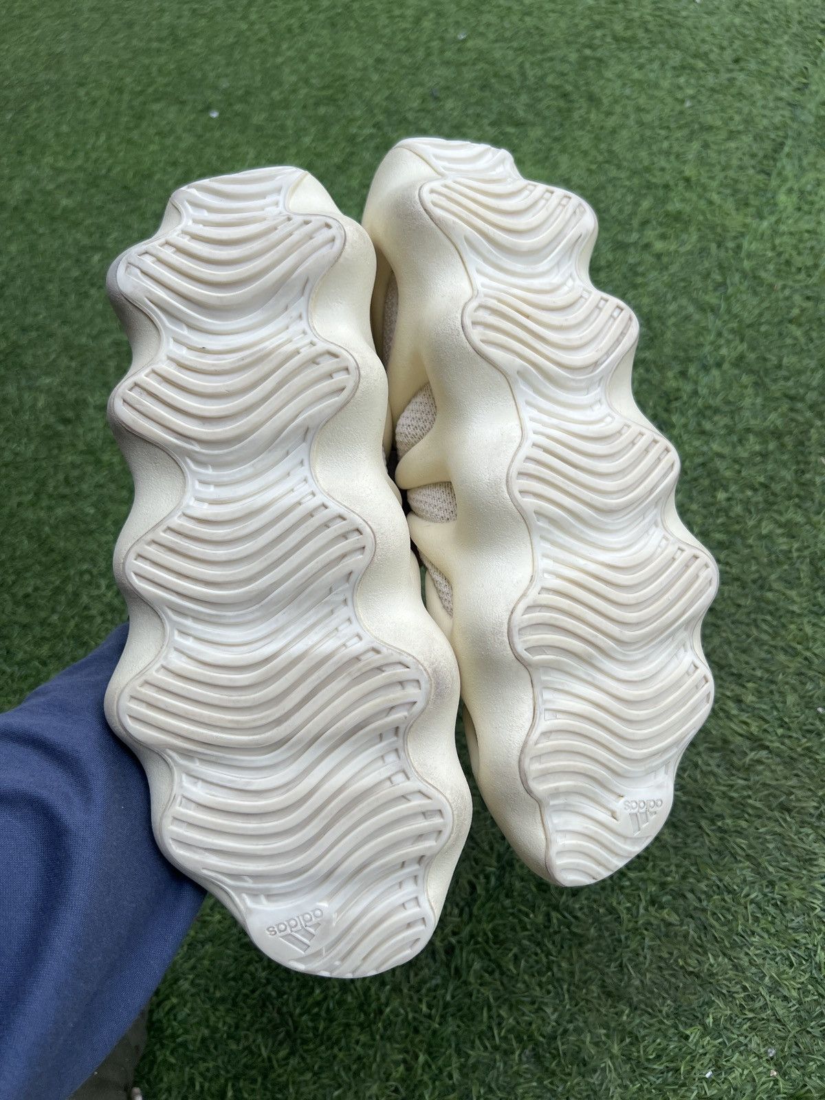 Yeezy 🇩🇪Adidas Yeezy 450 Cloud White H68038 Made in Germany Size US 10.5 / EU 43-44 - 6 Thumbnail