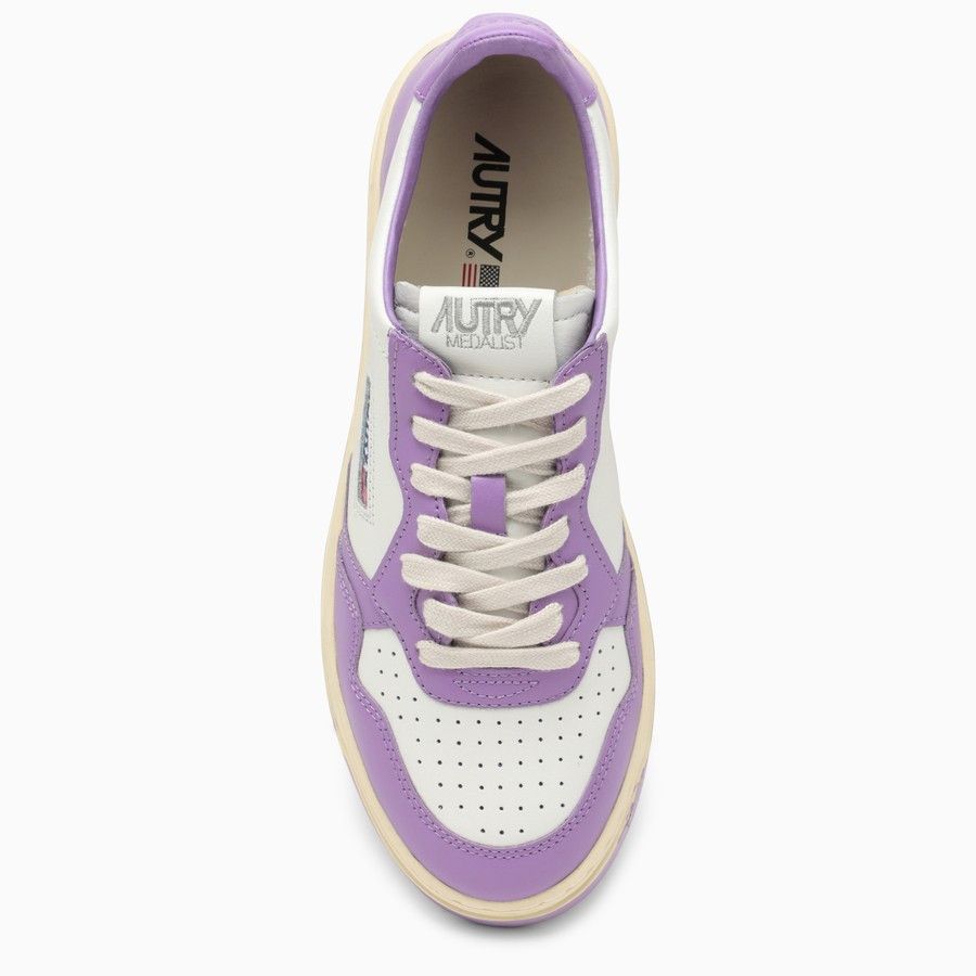 AUTRY o1d2blof0824 Low-Top Trainers in White & Purple Size US 10 / IT 40 - 4 Thumbnail