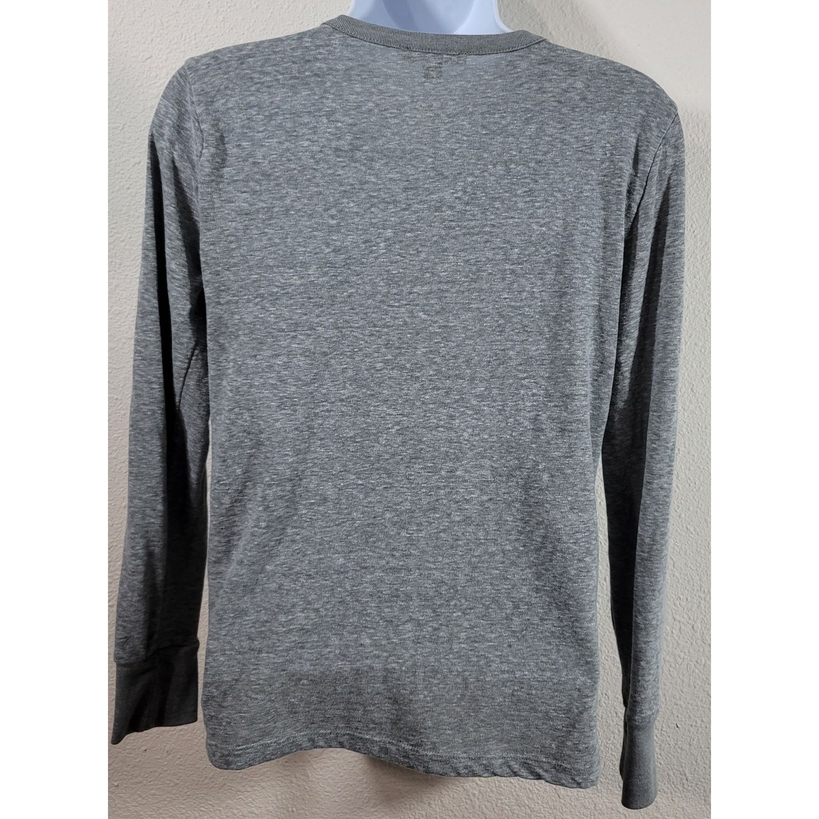 Other J. Crew Mercantile Gray Heathered Henley Top Small Soft Size S / US 4 / IT 40 - 2 Thumbnail