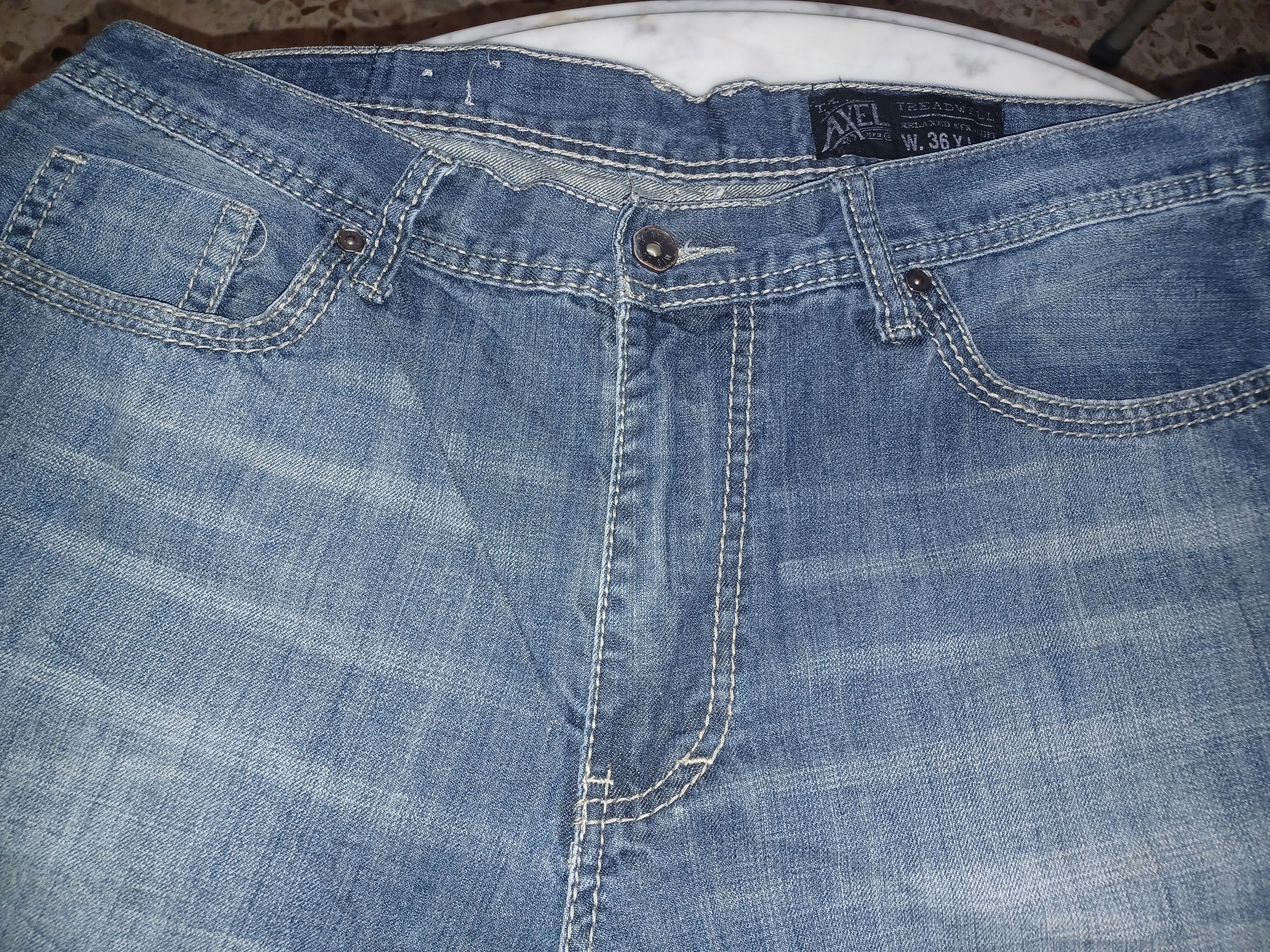 Other T. K. Axel Men's Y2K Blue Jeans 36 x 32 Size US 36 / EU 52 - 2 Thumbnail