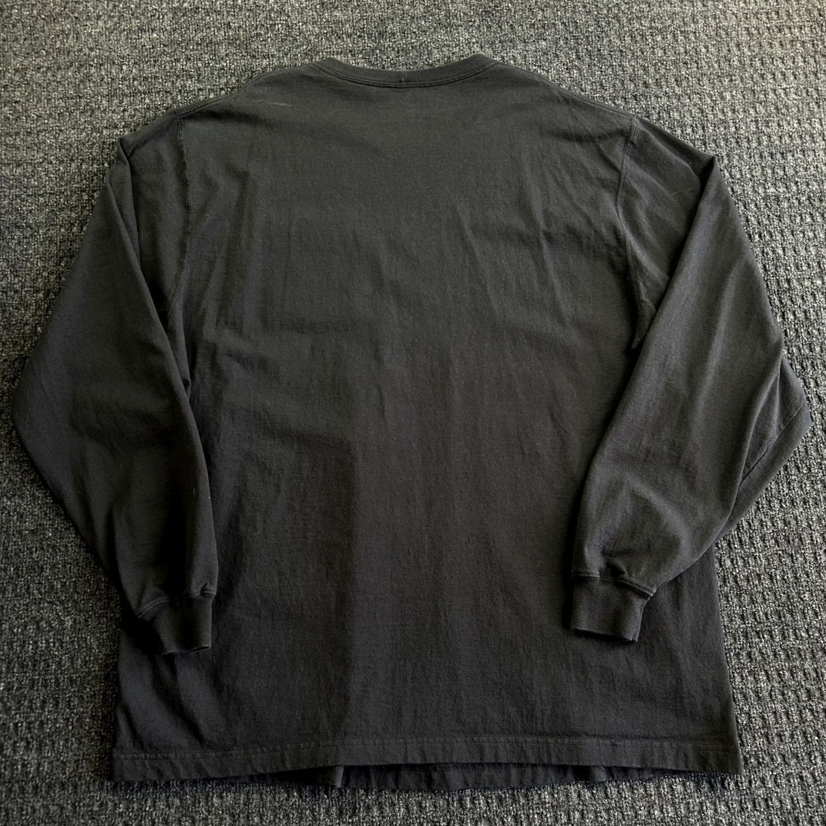 Carhartt Carhartt T-Shirt Long Sleeve 2XLT Black 100% Cotton Workwear Pocket Tee Mens Size US XXL / EU 58 / 5 - 5 Thumbnail