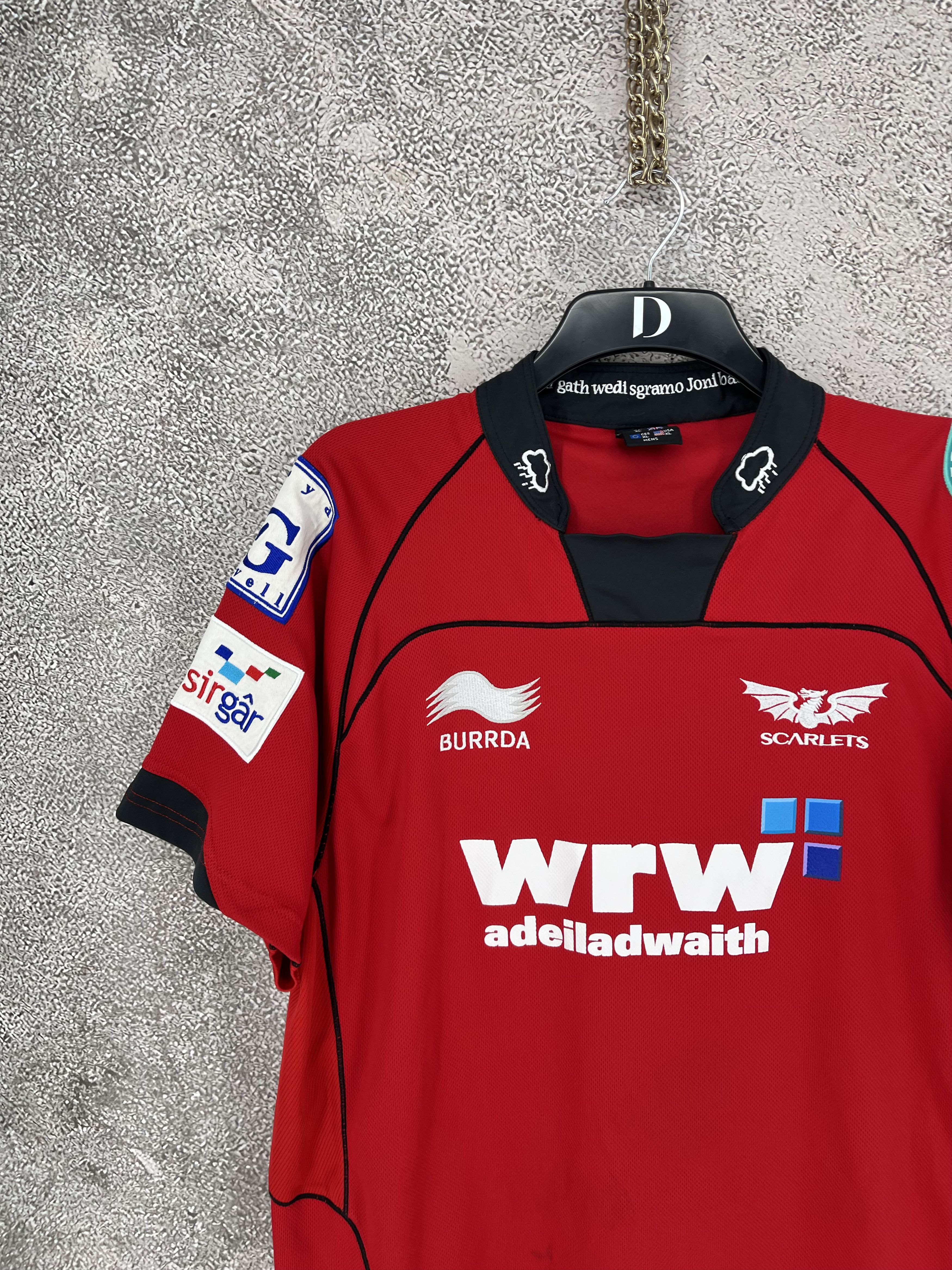 Vintage Llanelli Scarlets Rugby Home Shirt 2007/2008 - Kooga Size XL Size US XL / EU 56 / 4 - 4 Thumbnail