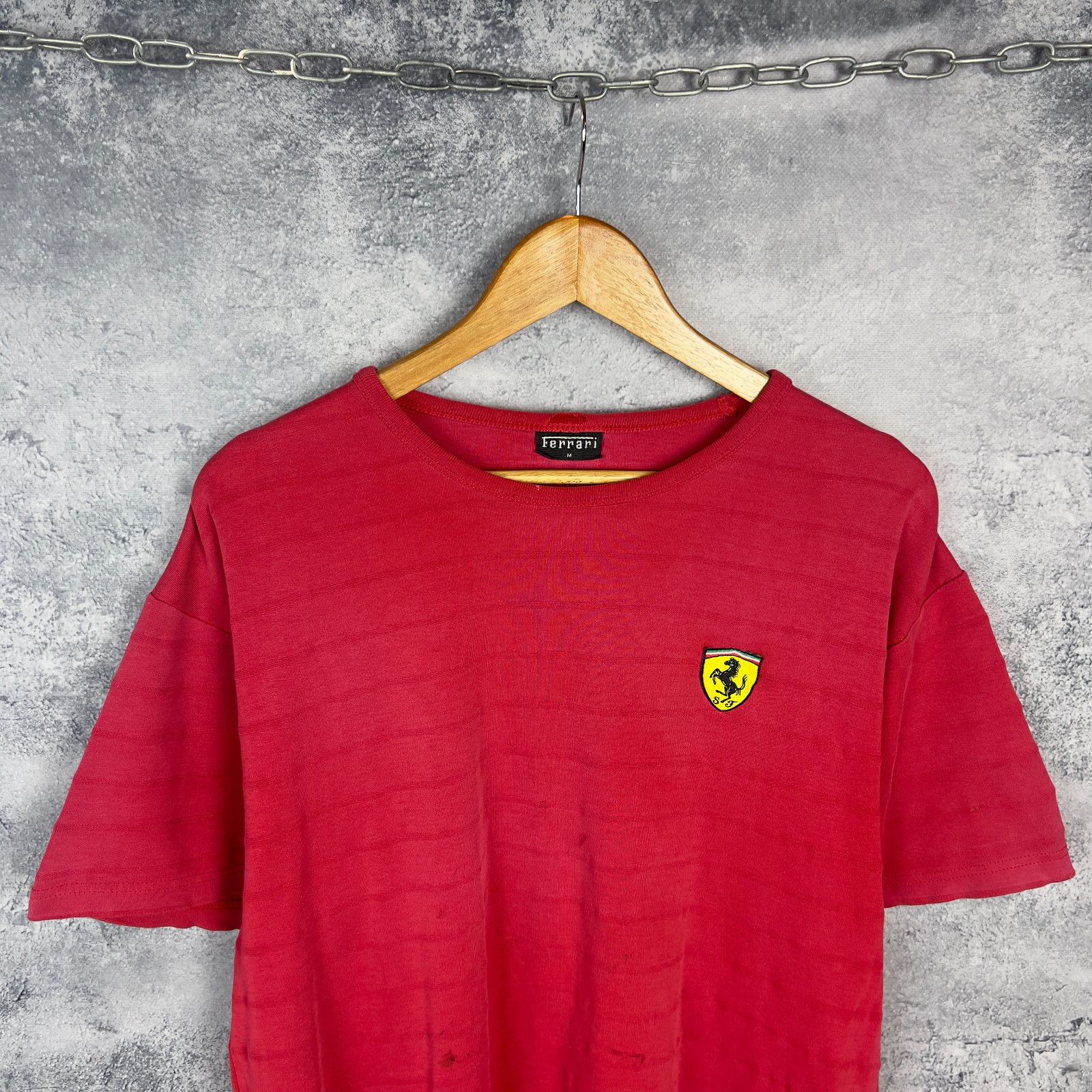 Ferrari Ferrari Tee Men's Size M Red Cotton Short Sleeve ` Size US M / EU 48-50 / 2 - 2 Thumbnail