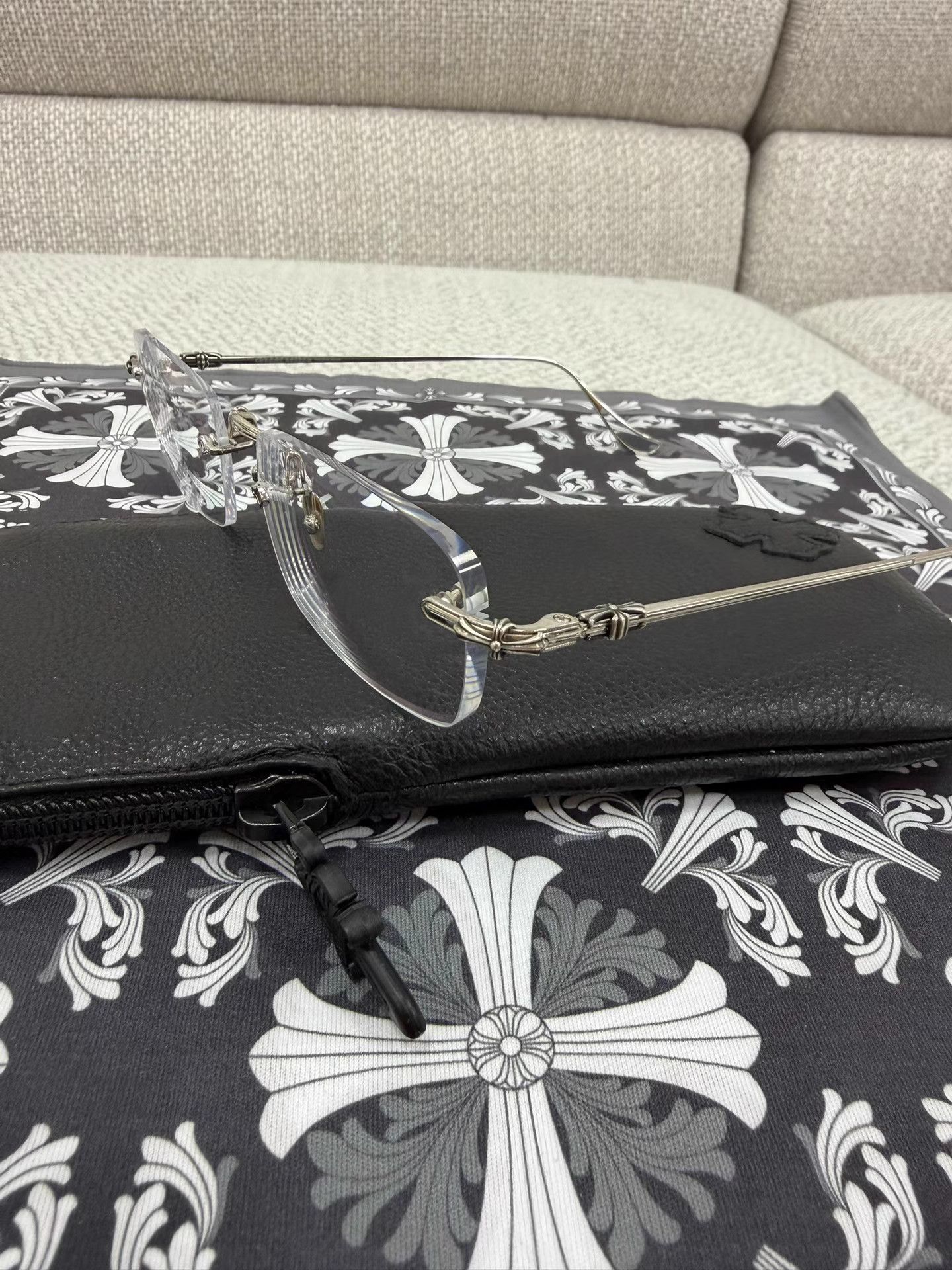 Chrome Hearts Chrome Hearts Sinnergasm II Rimless Eyeglasses Frame Size ONE SIZE - 5 Thumbnail
