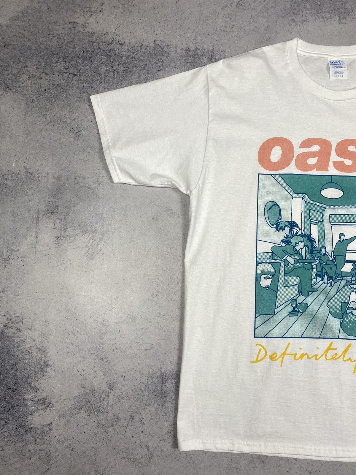 Band Tees Oasis - Definitely Maybe Album Multicolored Band Tee Size US L / EU 52-54 / 3 - 3 Thumbnail