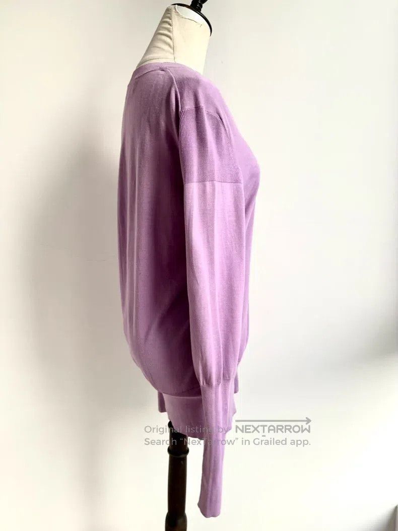 Vivienne Westwood Vivienne Westwood Used Lavender Purple Saturn Knit Sweater Size L / US 10 / IT 46 - 6 Thumbnail