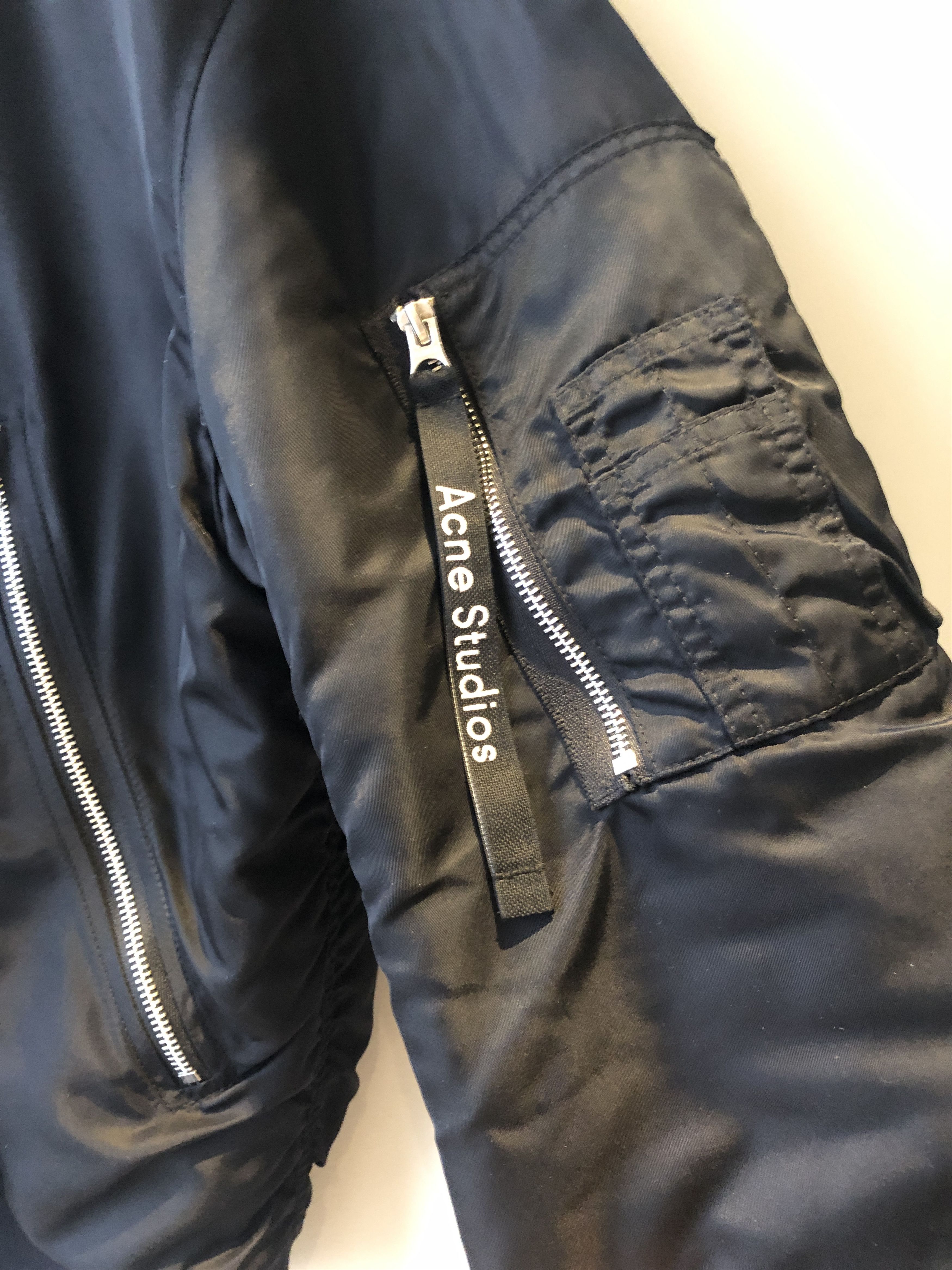 Acne Studios Makio MA-1 Jacket - Black Size US L / EU 52-54 / 3 - 13 Thumbnail