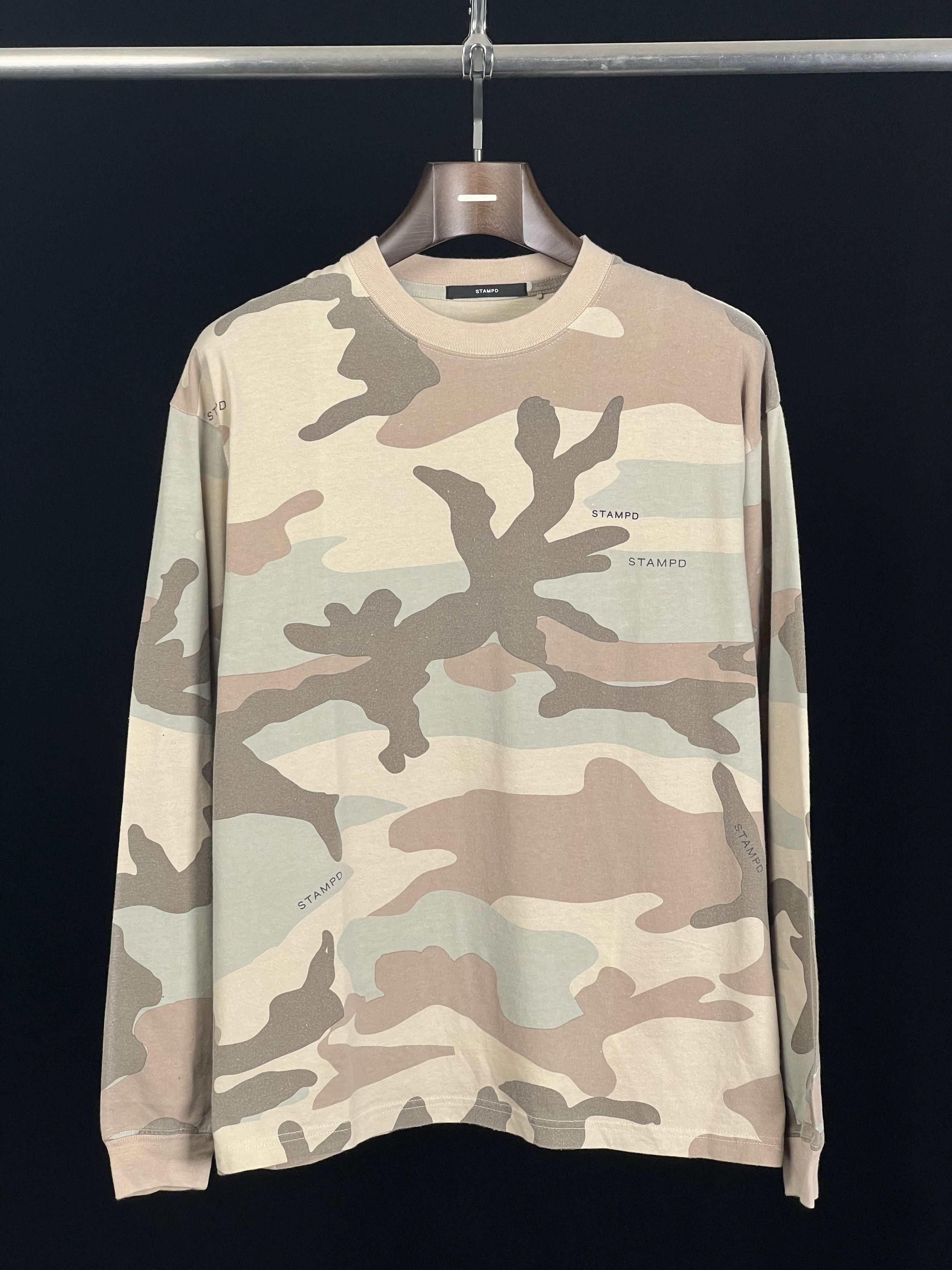 Stampd STAMPD CAMO PALM RELAXED LS TEE Size M Size US M / EU 48-50 / 2 - 2 Thumbnail
