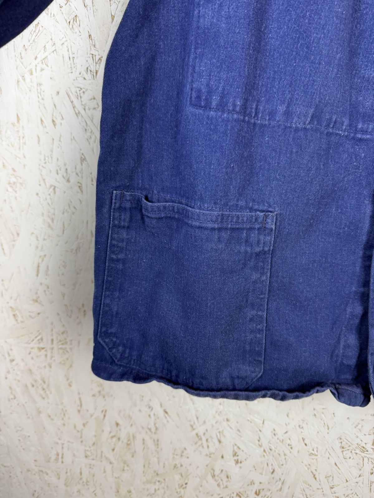 Vintage Vintage French Workwear Chore Utility Jacket Blue Size 48 M Size US M / EU 48-50 / 2 - 3 Thumbnail