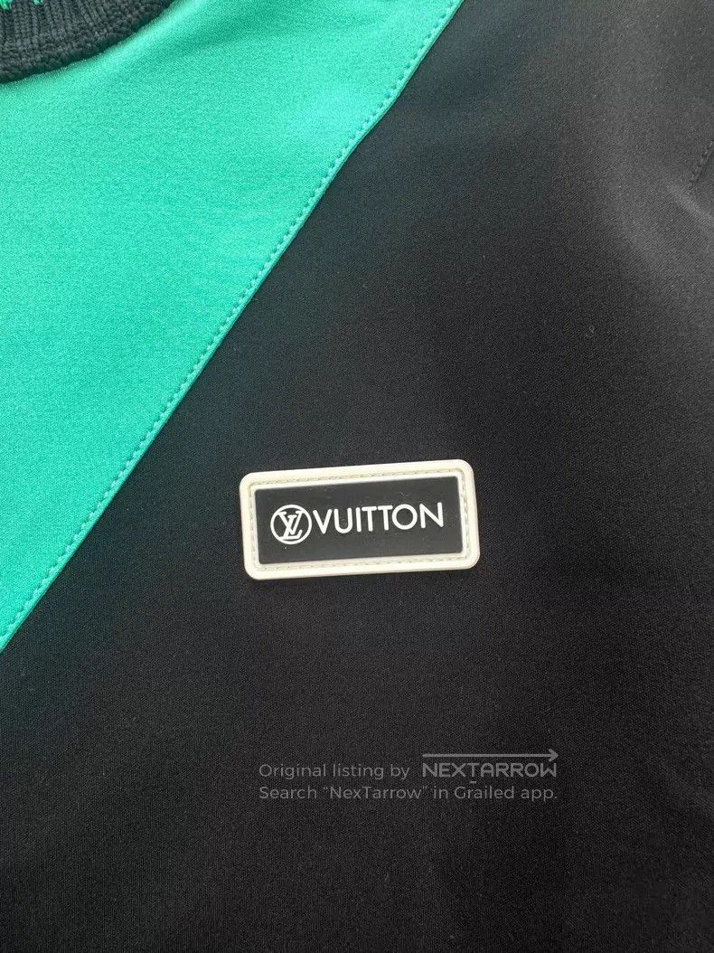 Louis Vuitton Louis Vuitton Black and green color-block sport dress Size XXS / US 00 / IT 34 - 4 Thumbnail