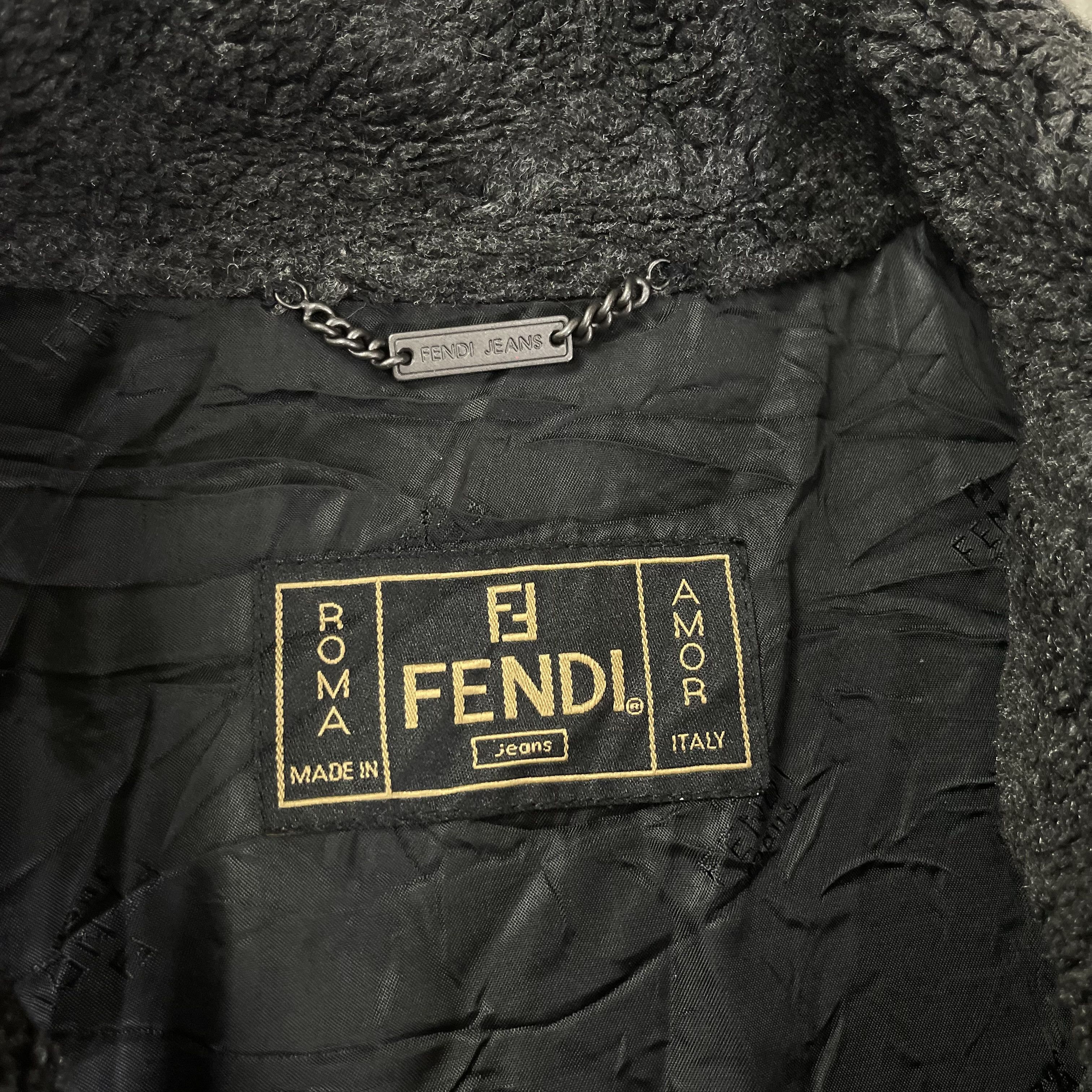 Fendi FENDI - Vintage - Fleece Furr Jacket Size US L / EU 52-54 / 3 - 4 Thumbnail